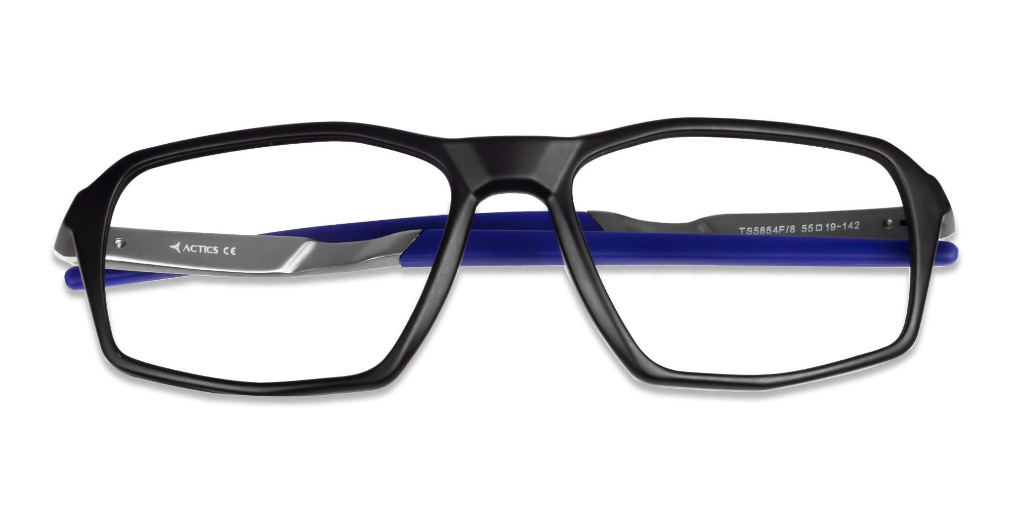 Black & Blue tr90 Full-Rim Sports Glasses-6