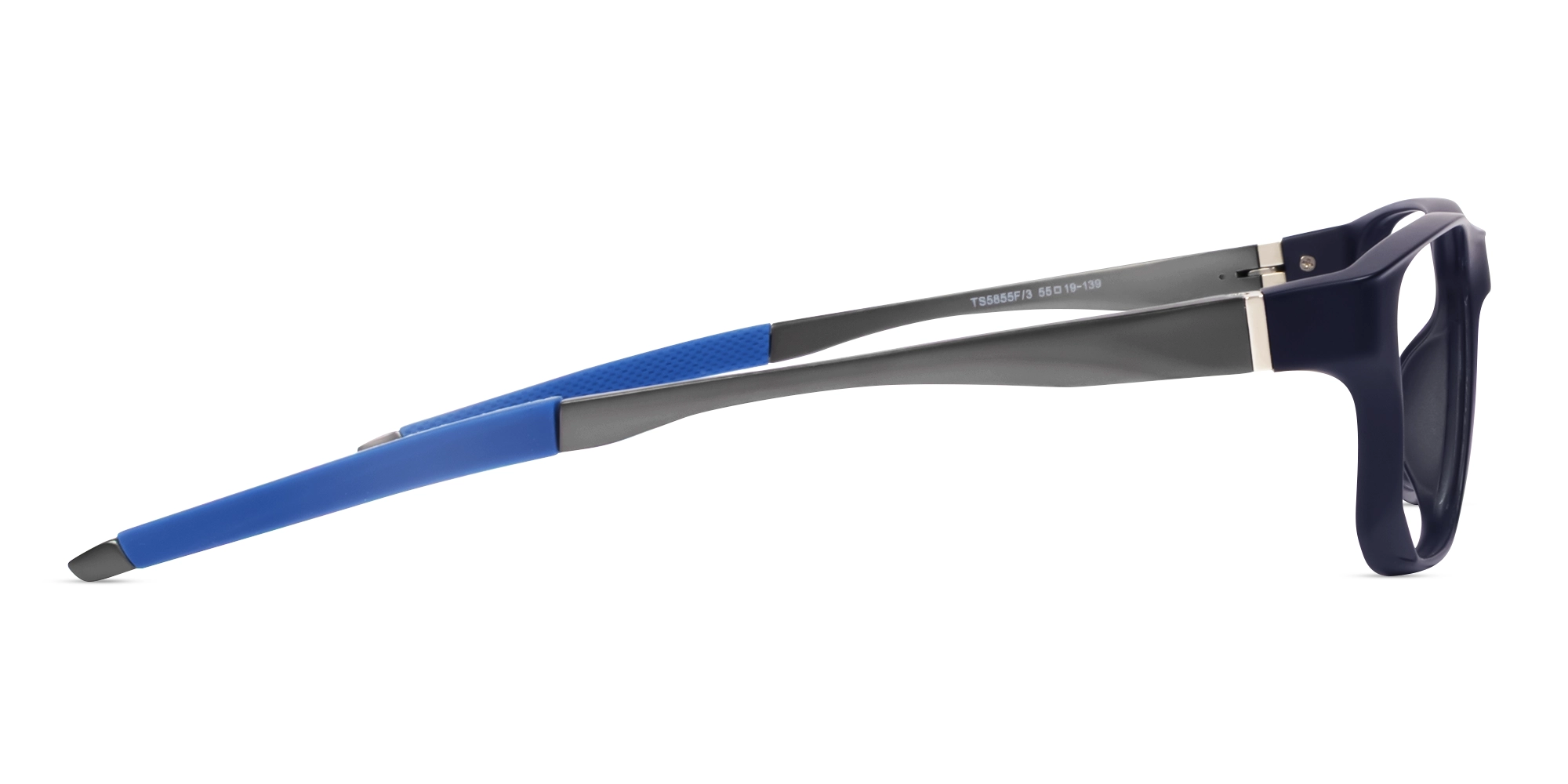 Navy Blue tr90 Full-Rim Sports Glasses-3