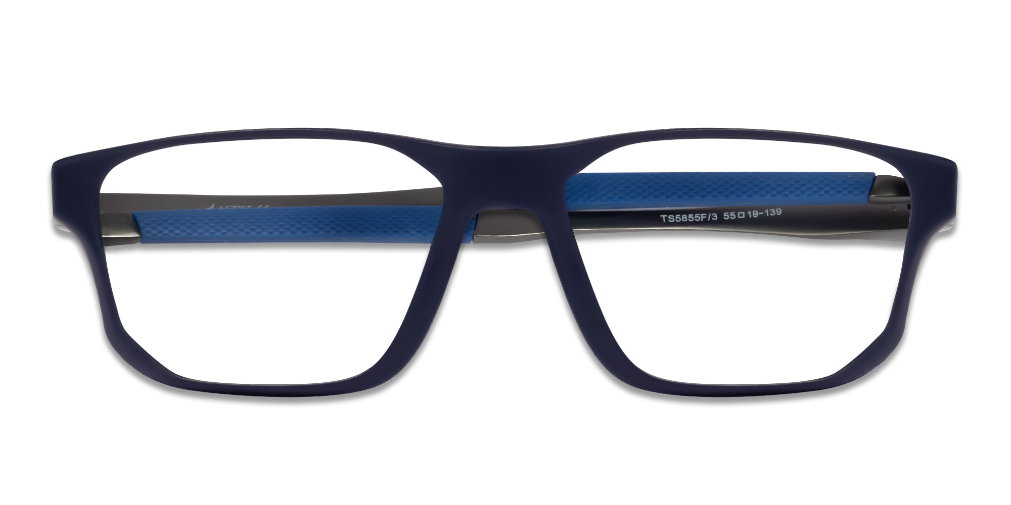 Navy Blue tr90 Full-Rim Sports Glasses-5
