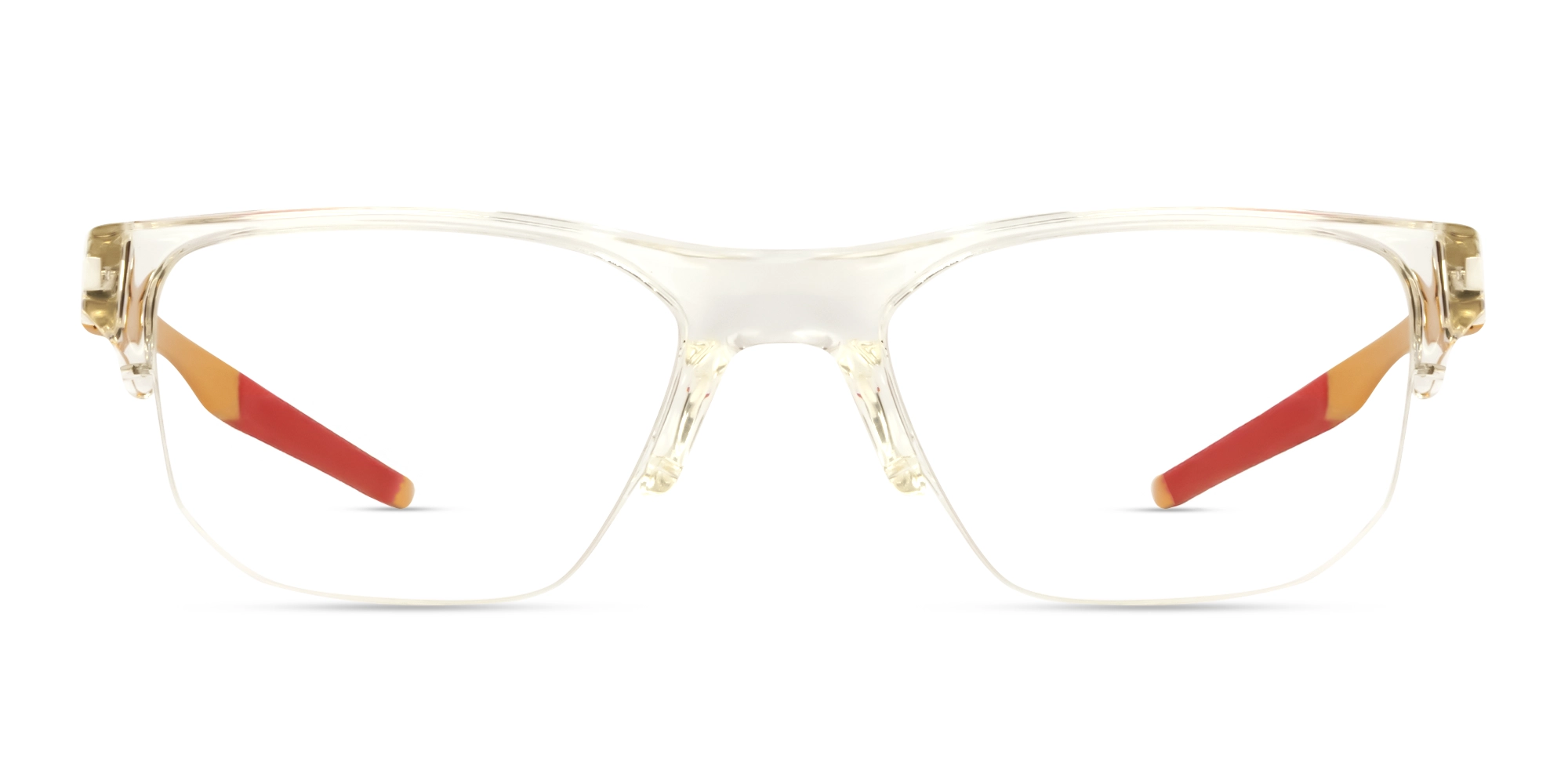 Sports Crystal Clear Half-Rim Glasses-1 Sports Crystal Clear Half-Rim Glasses-1