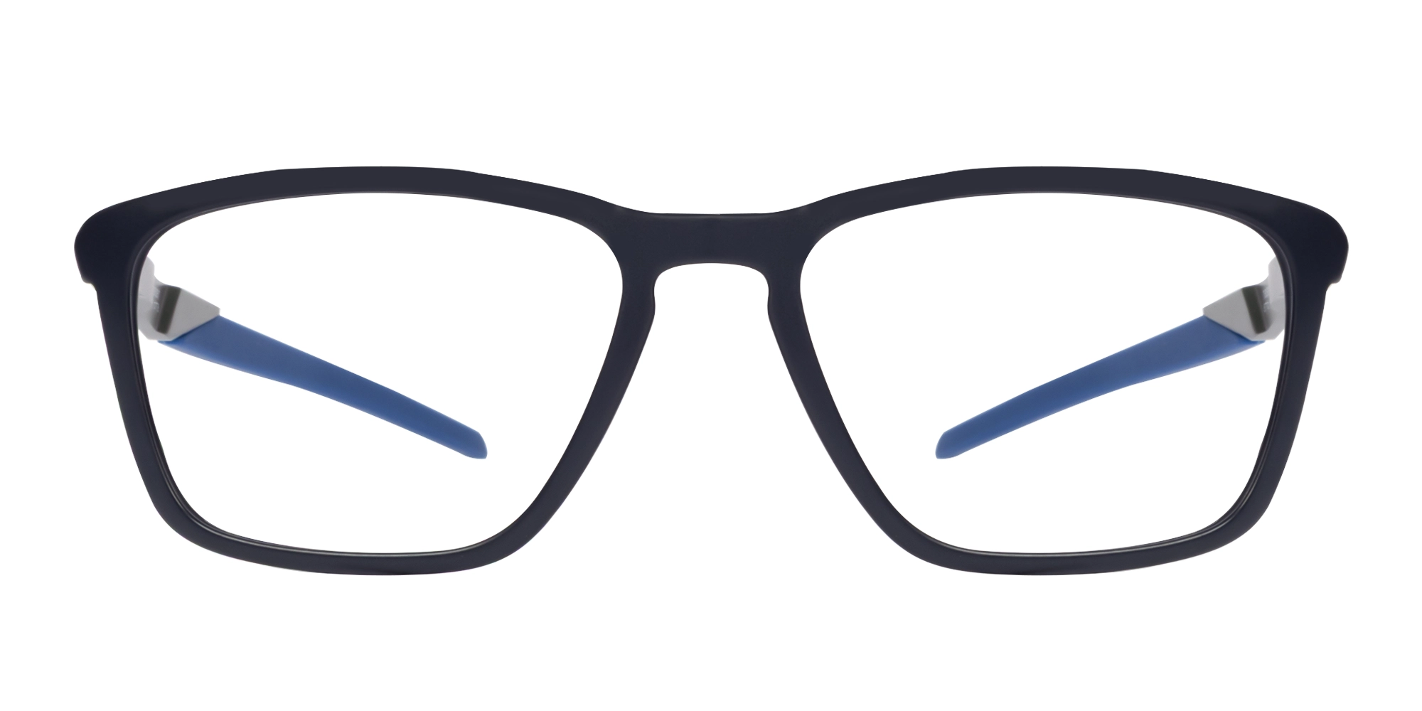 Black & Blue Spring Hinges Sports Glasses-1