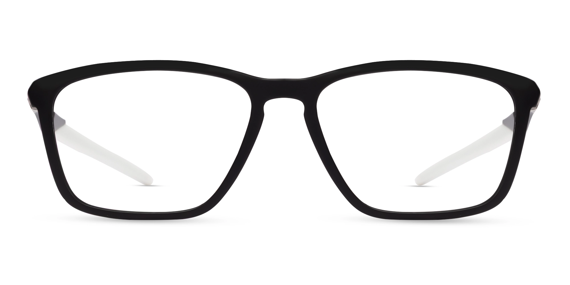 Black & White Spring Hinges Sports Glasses-1