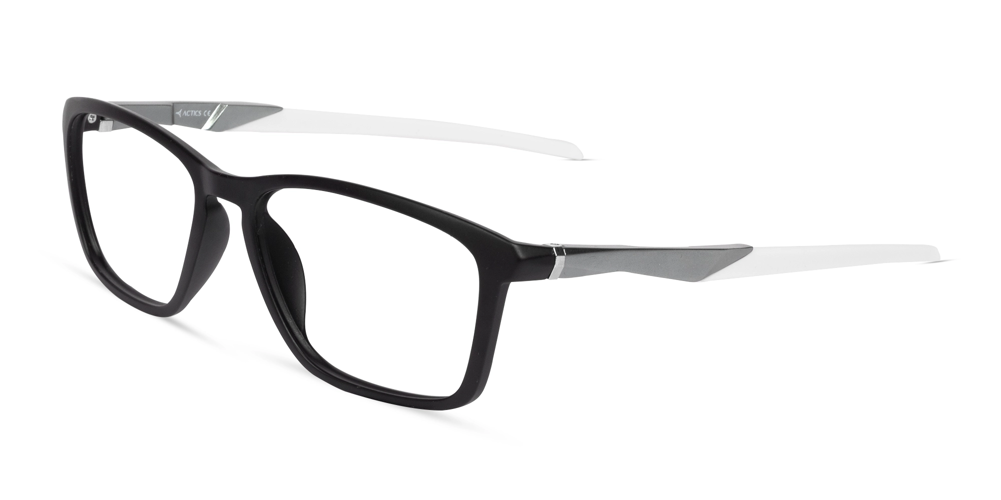 Black & White Spring Hinges Sports Glasses-3