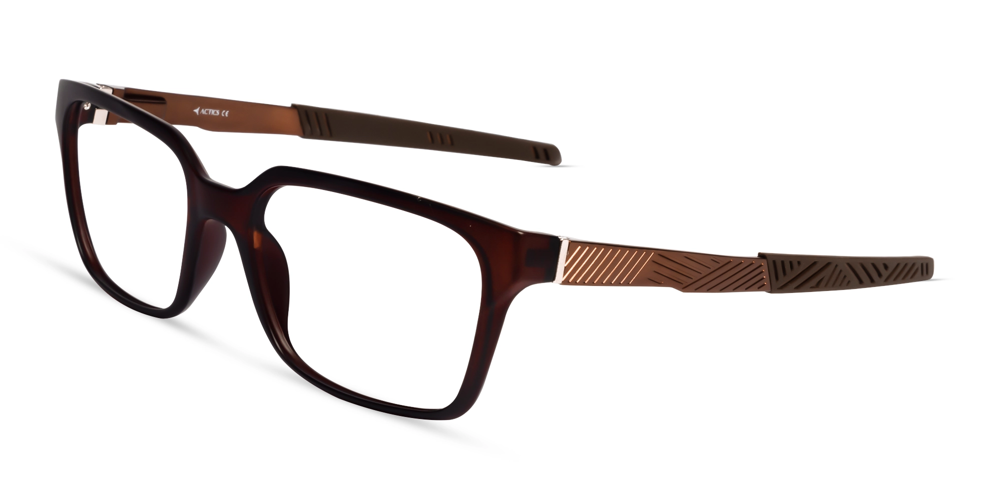 Large Dark Brown Square Athletic Glasses-3 Large Dark Brown Square Athletic Glasses-3