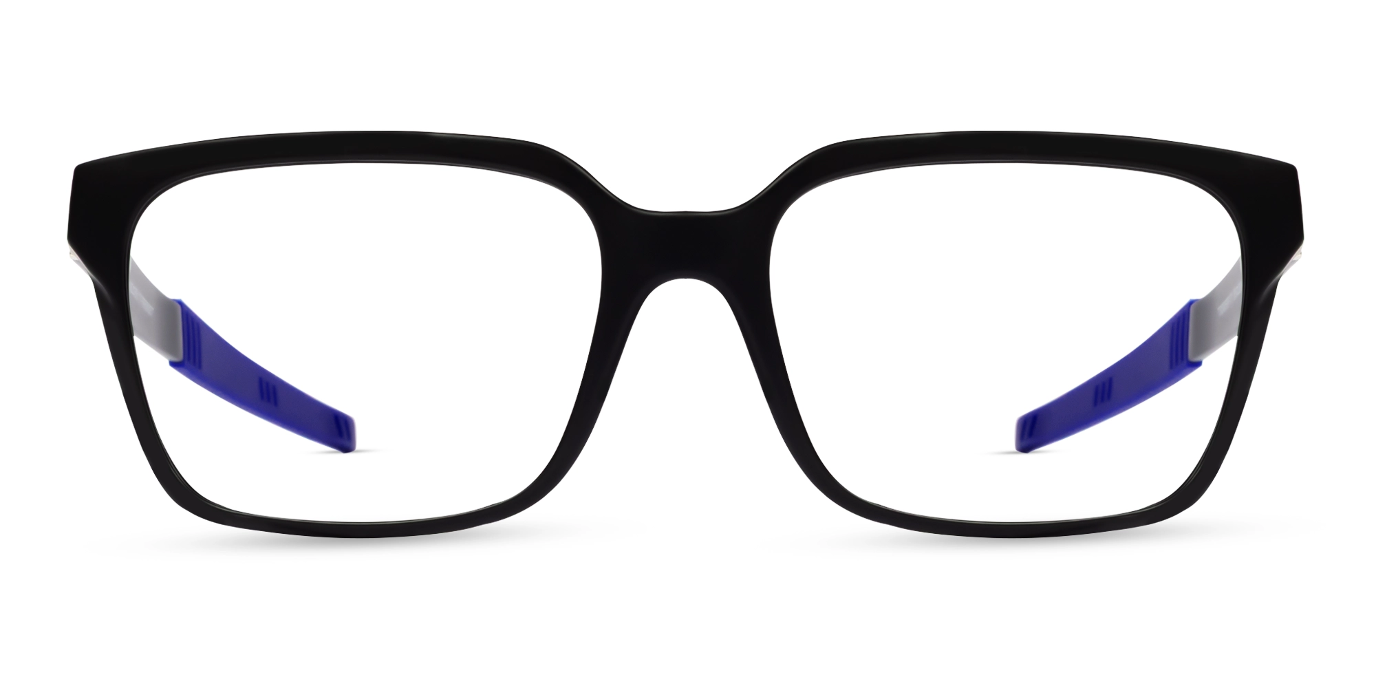 Black & Blue Square Athletic Eyeglasses-1