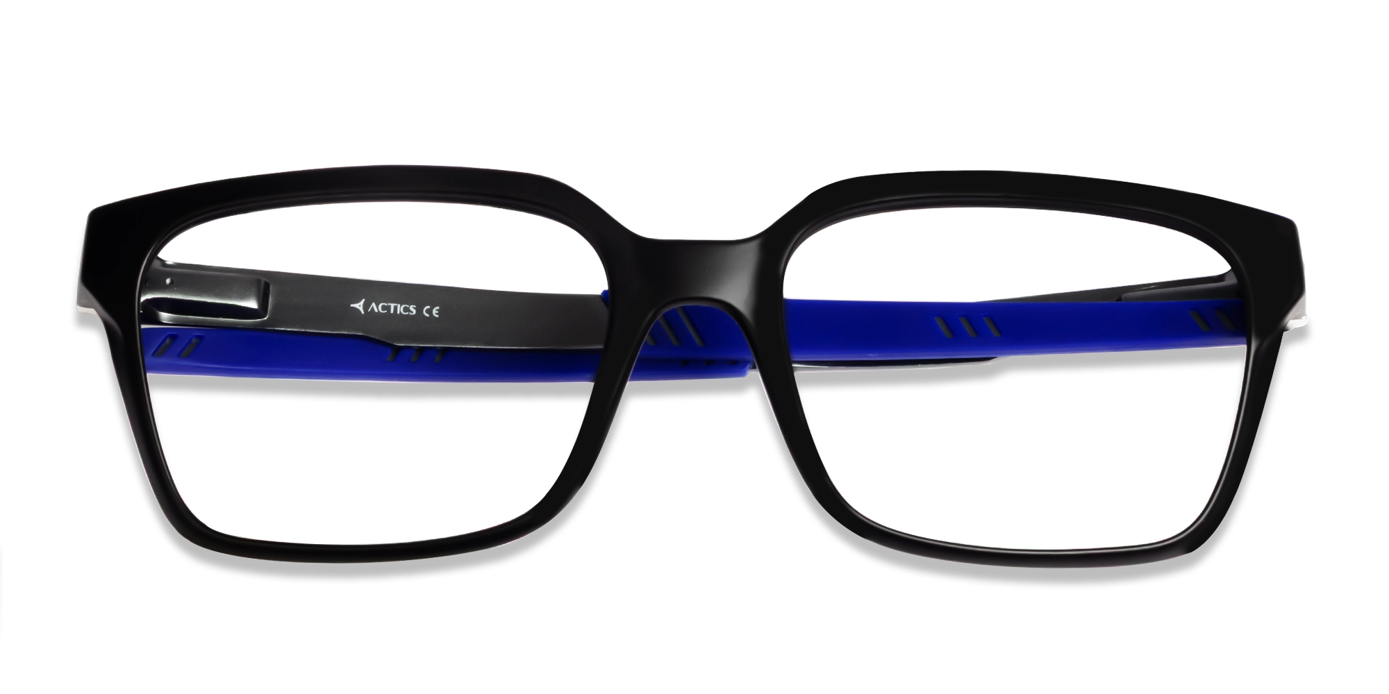 Black & Blue Square Athletic Eyeglasses-6