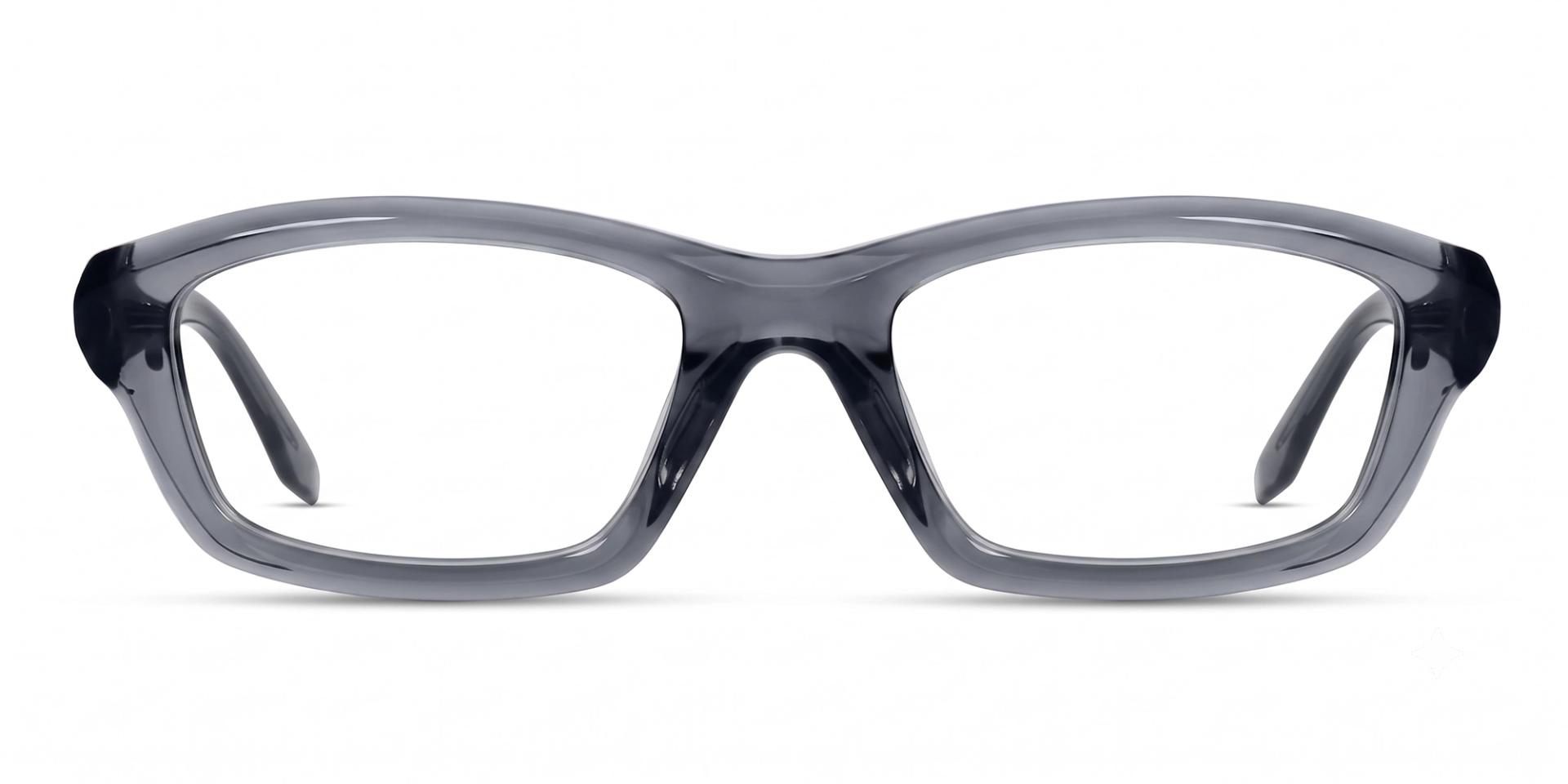 Crystal Grey Acetate Rectangular Glasses For Women-1 Crystal Grey Acetate Rectangular Glasses For Women-1
