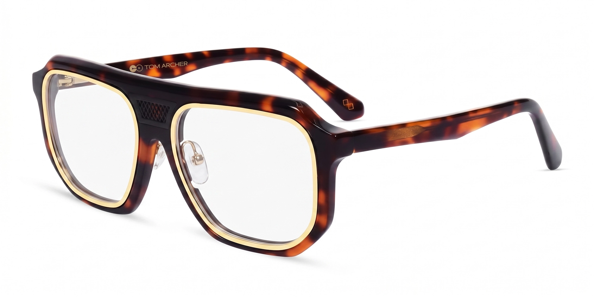 Square Vintage Tortoise Fullrim Glasses-3 Square Vintage Tortoise Fullrim Glasses-3