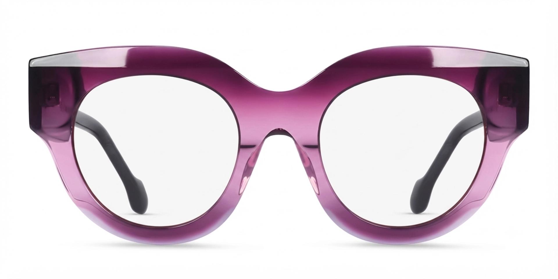 Crystal Pink Funky Butterfly Glasses For Women-1