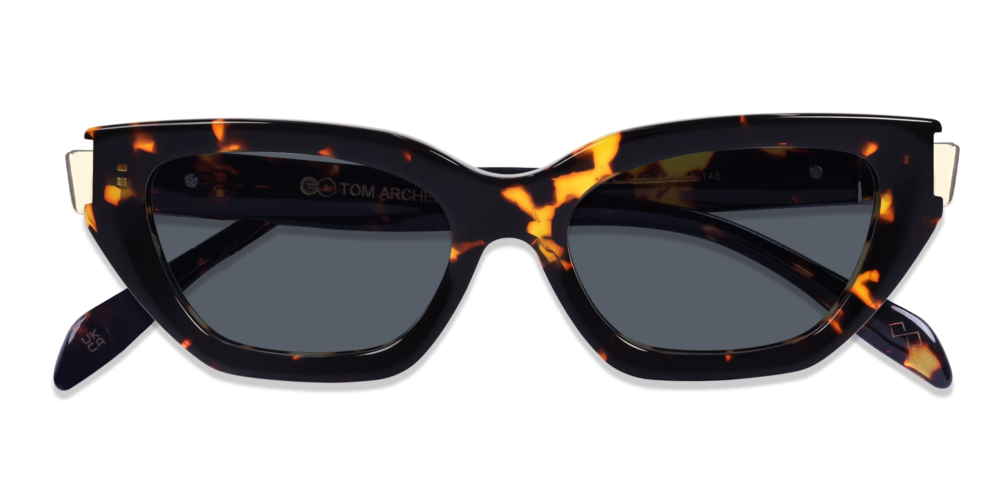 Havana Tortoise Cat-Eye Frame With Grey Tint Sunglasses-6