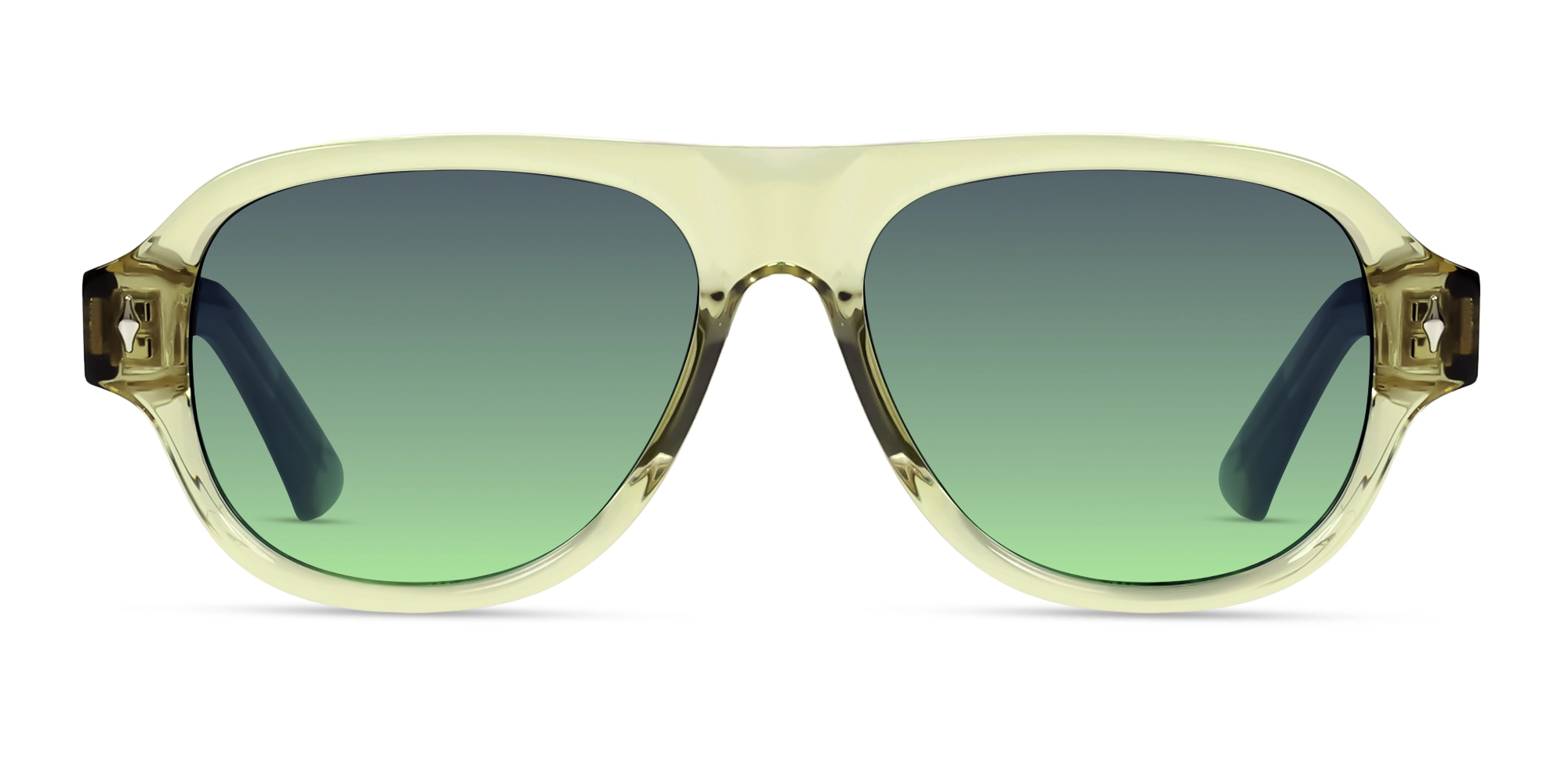 Crystal Gin Green Pilot Frame With Light Green Tint-1