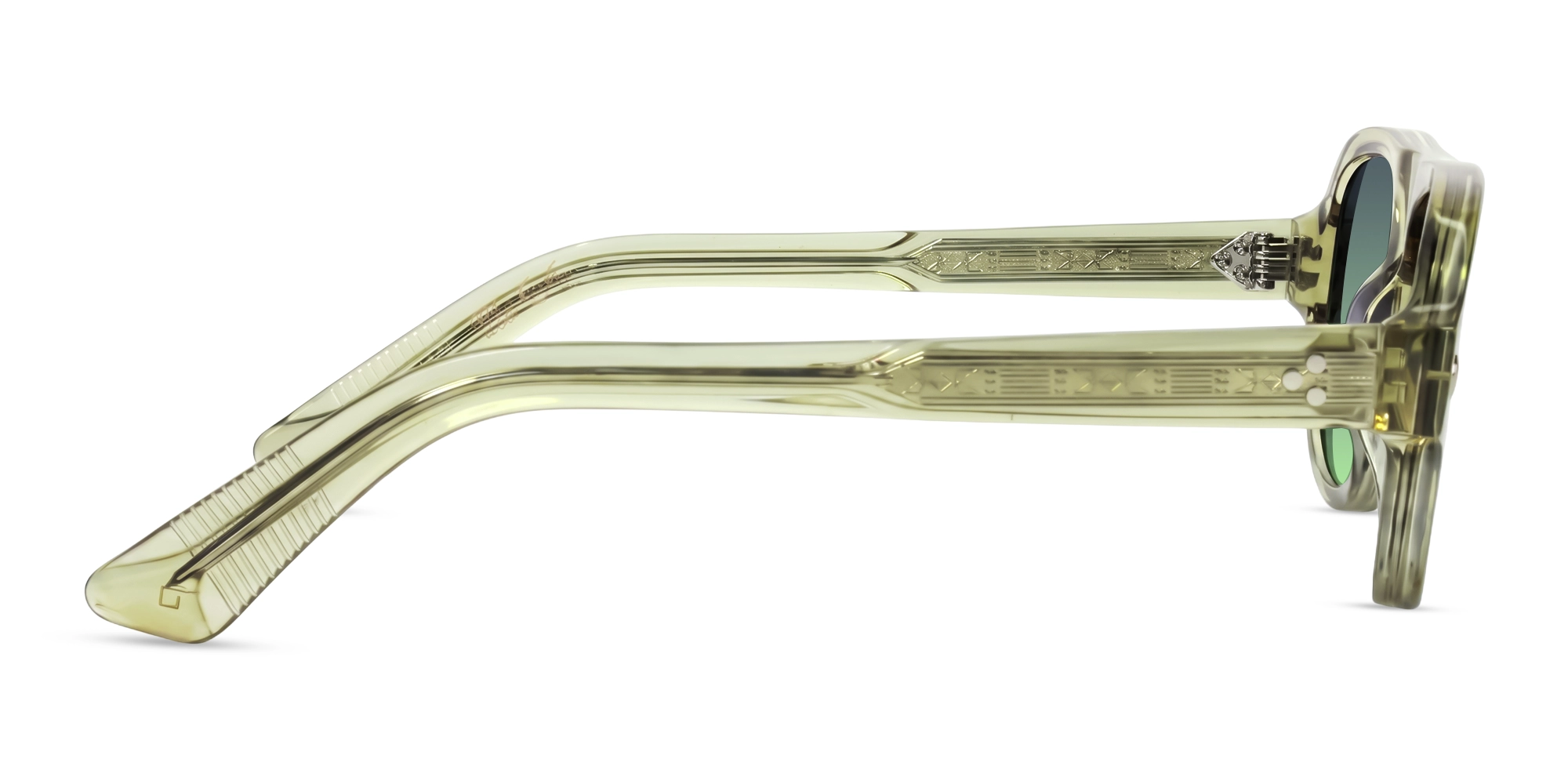 Crystal Gin Green Pilot Frame With Light Green Tint-4