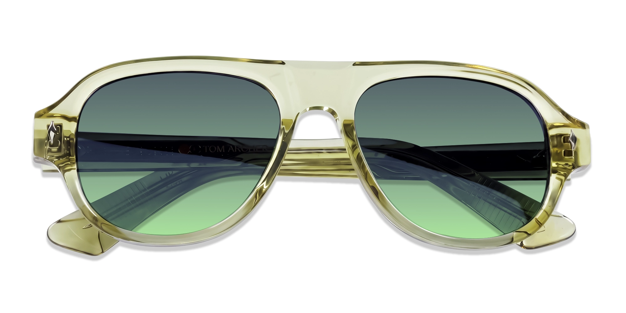 Crystal Gin Green Pilot Frame With Light Green Tint-6