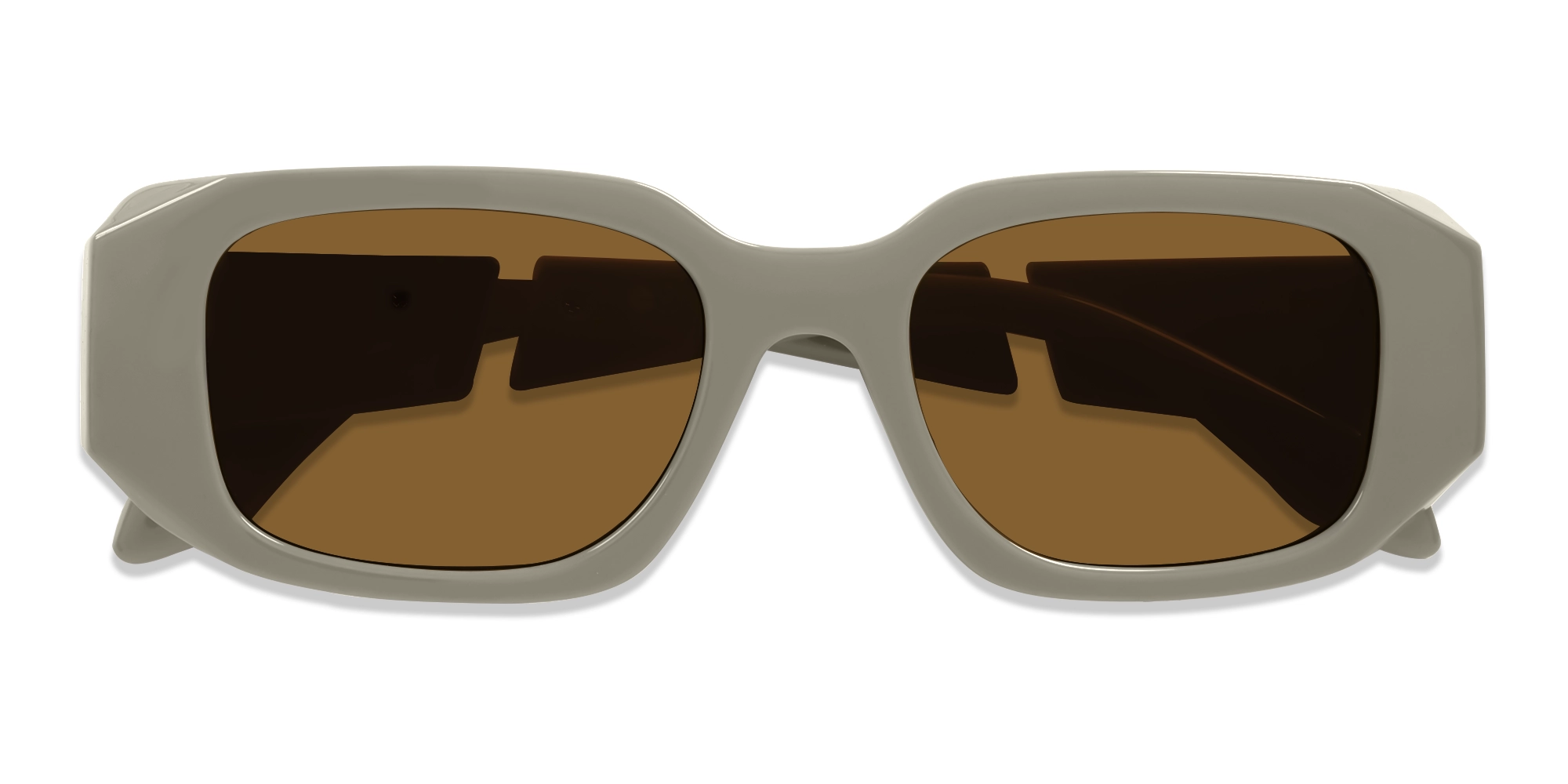 Mouse Grey Oversized Frame With Grey Tint Sunglasses-6