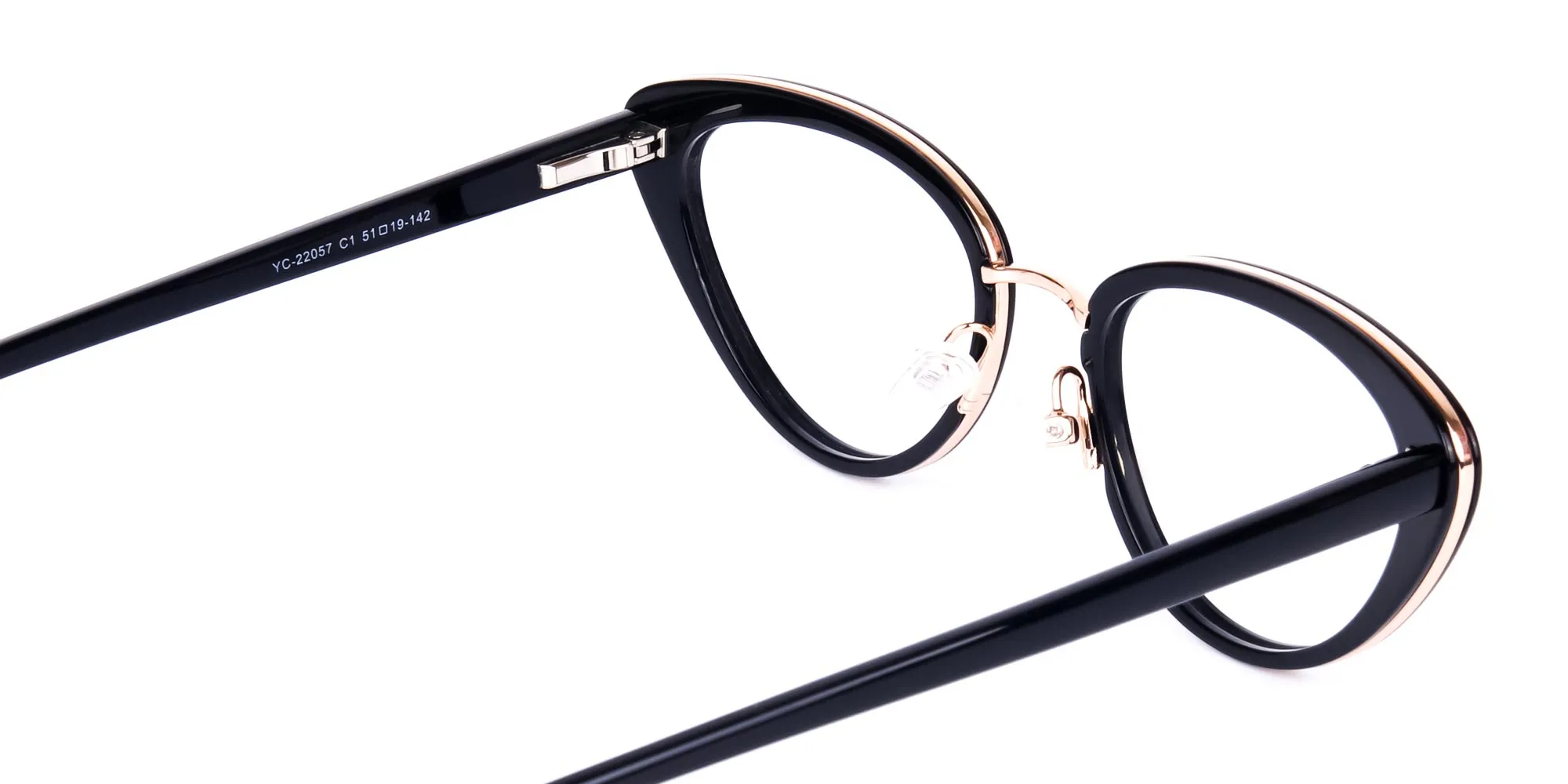 Black and Gold Cat-Eye-Glasses-5