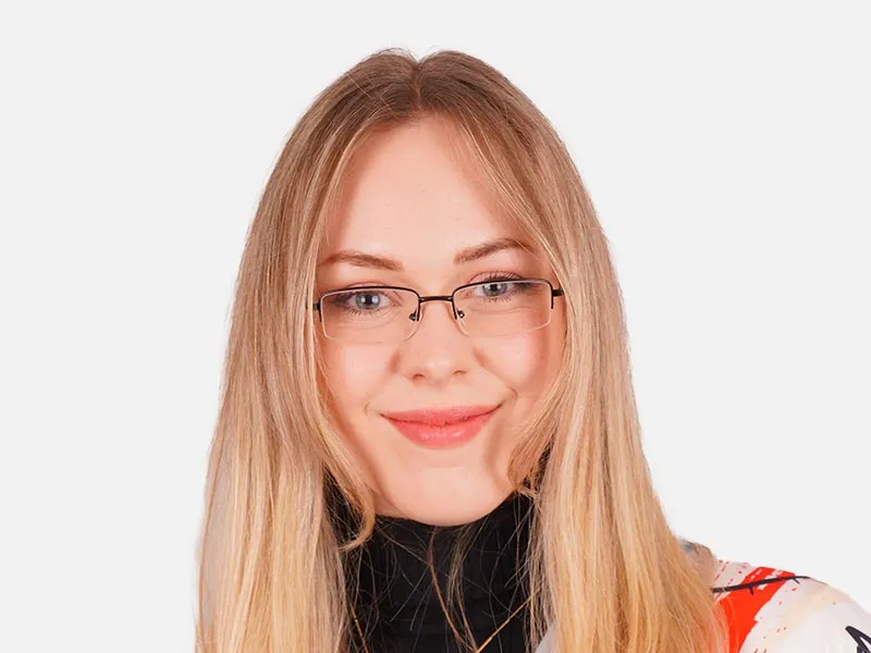 Black Half Rim Glasses-51