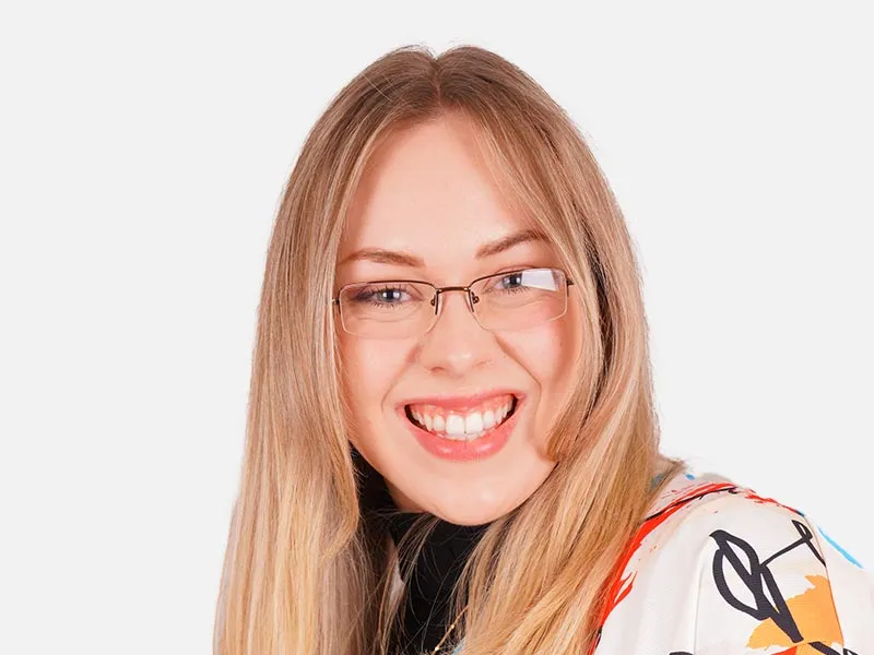 Brown Half Rim Glasses-51