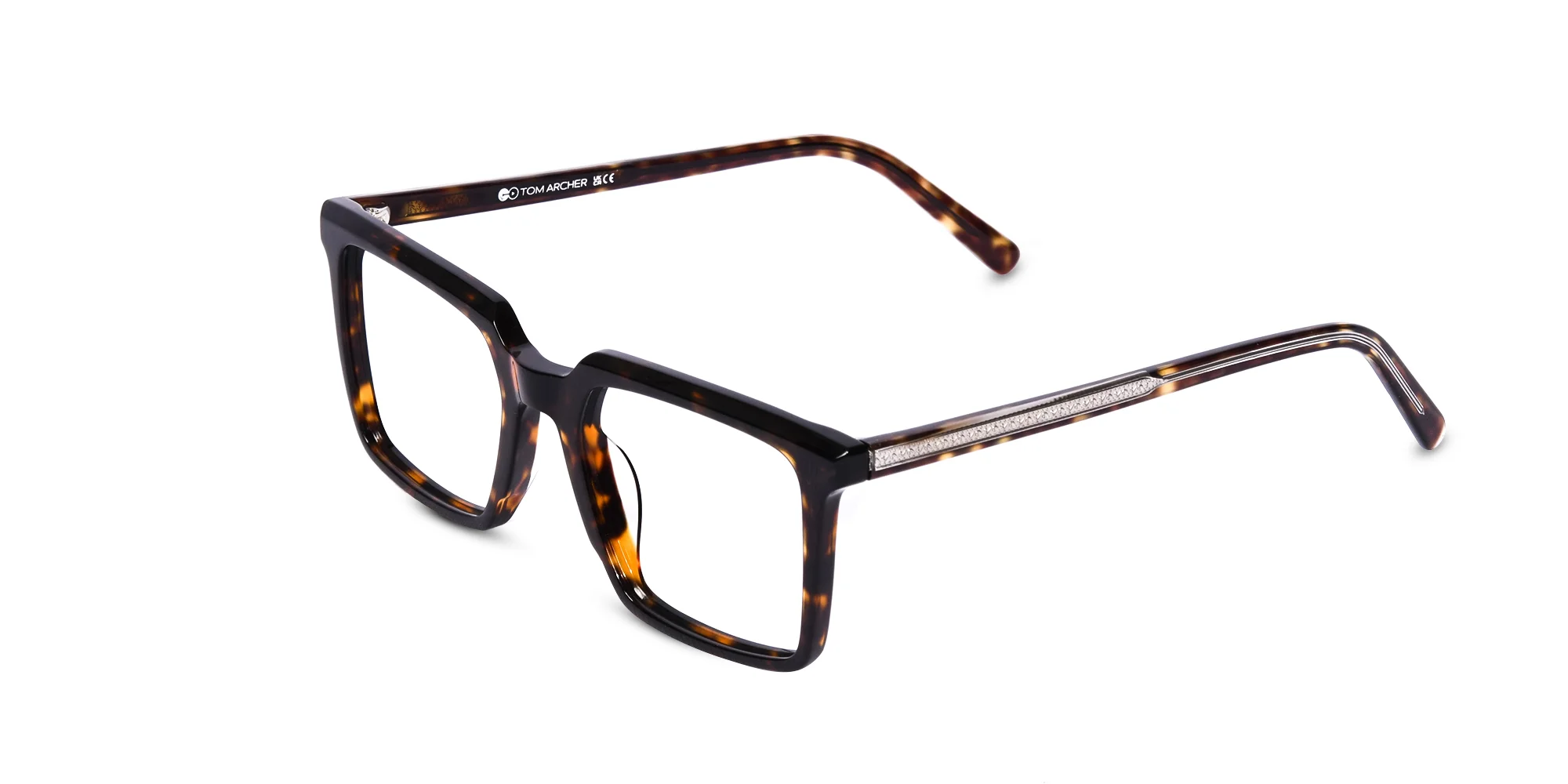 Square Tortoise Shell Glasses-3