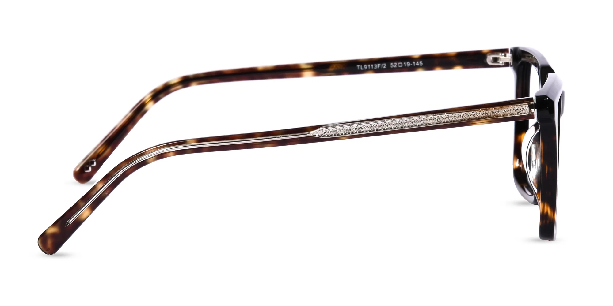 Square Tortoise Shell Glasses-4