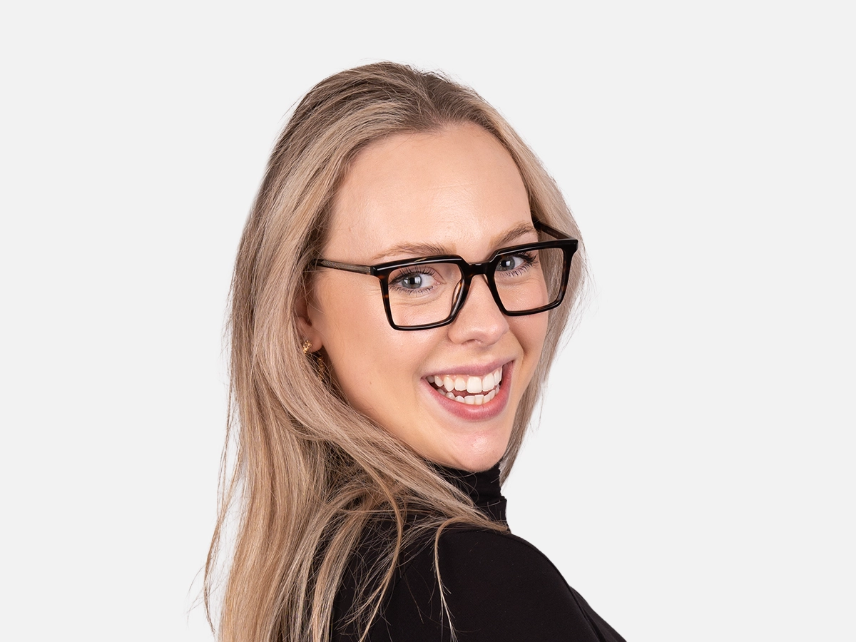 Square Tortoise Shell Glasses-52