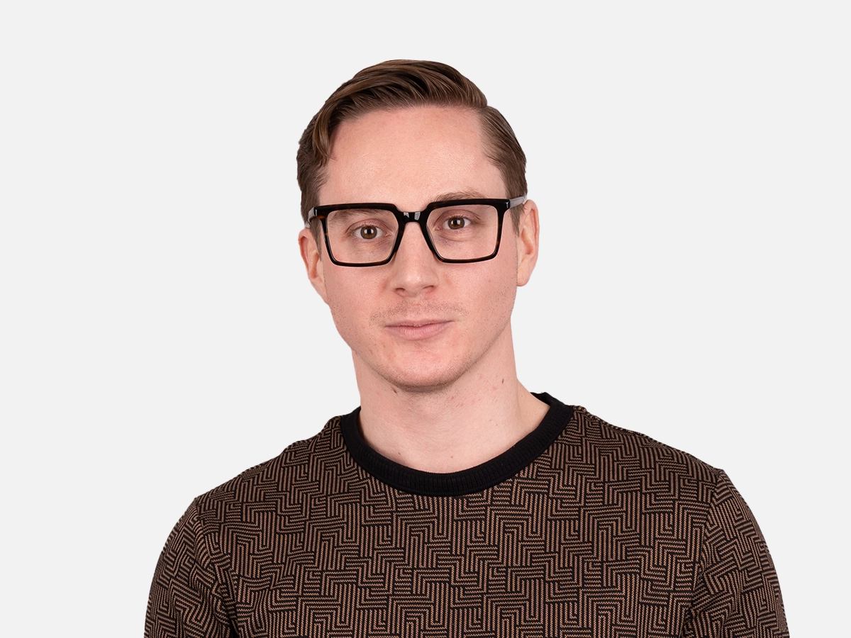 Square Tortoise Shell Glasses-42
