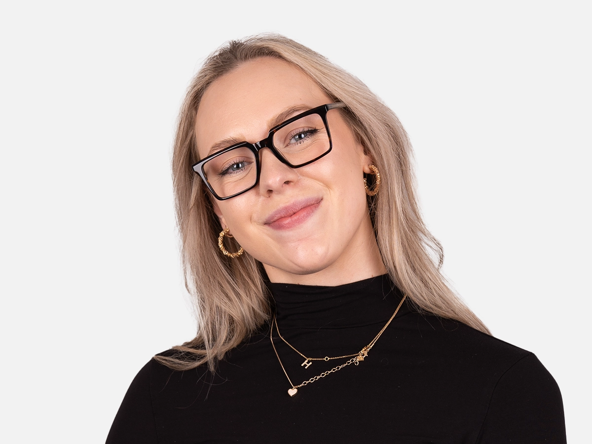 Square Tortoise Shell Glasses-55
