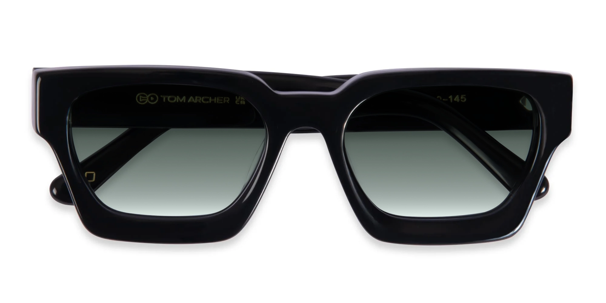 Green Gradient Tinted Sunglasses-6