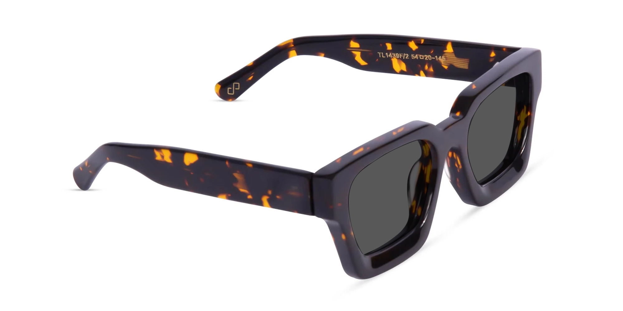Tortoise Shell Square Sunglasses-2