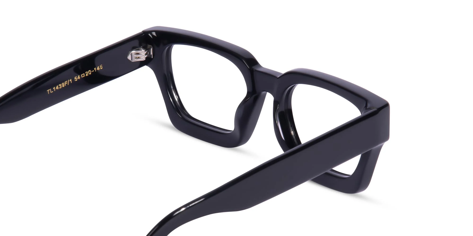 Black Square Frame Eyeglasses-5