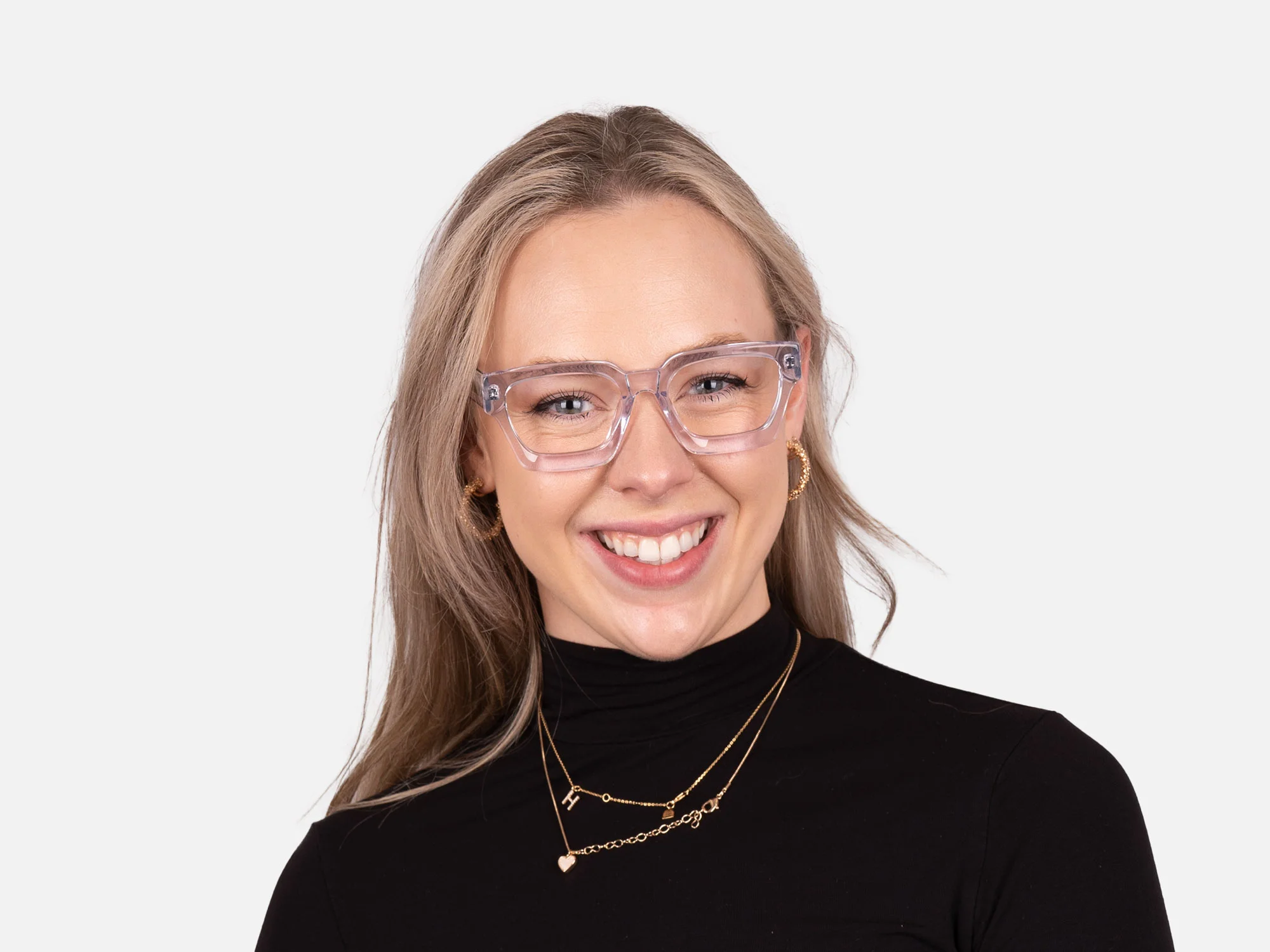 Clear Square Glasses-51