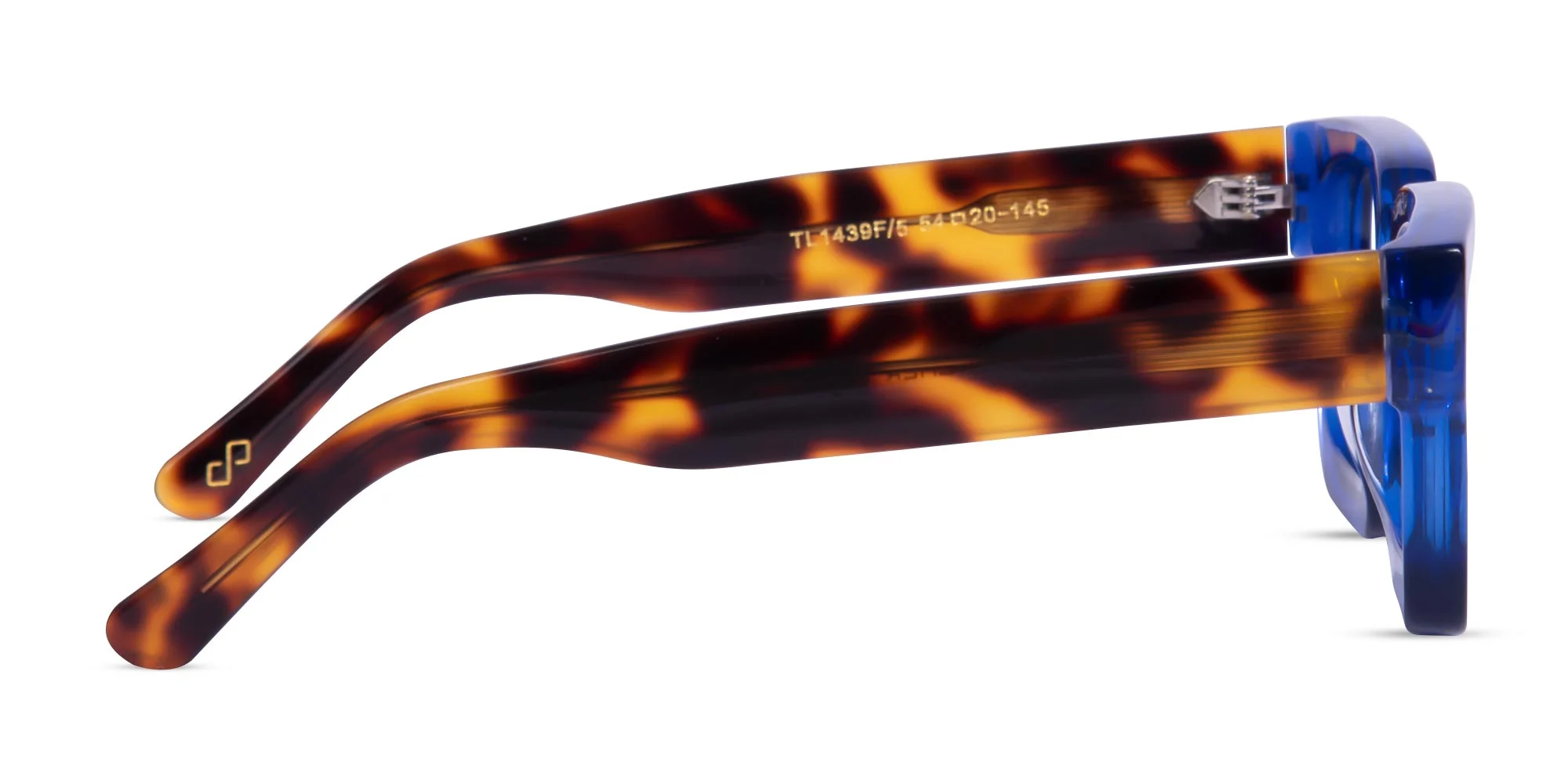 Blue Square Frame Glasses-4