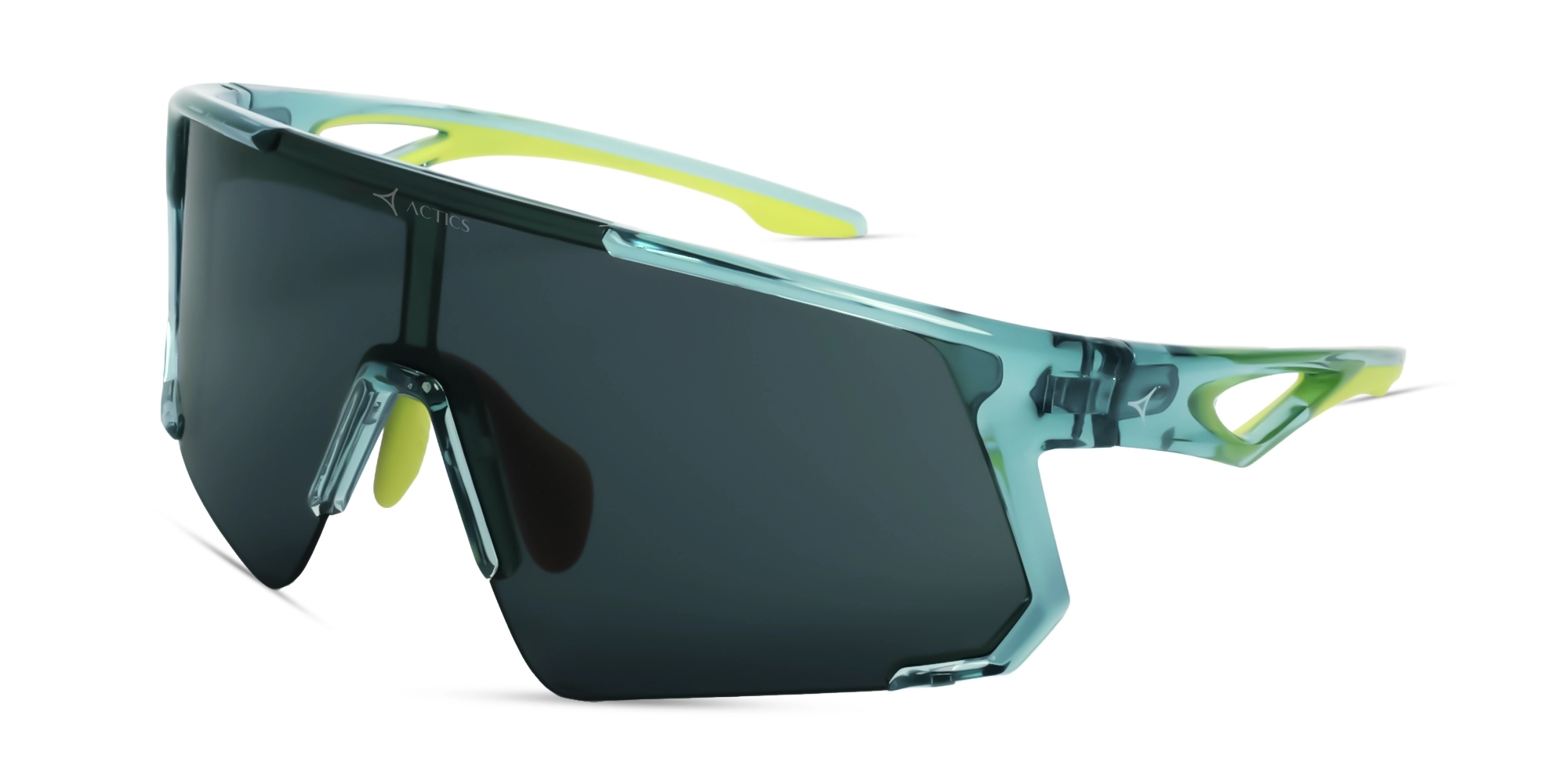 Crystal Green Sports Eyewear With Green Lens-7