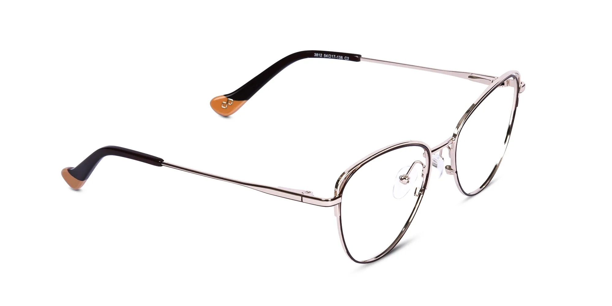Women's Metal Frame Glasses-2