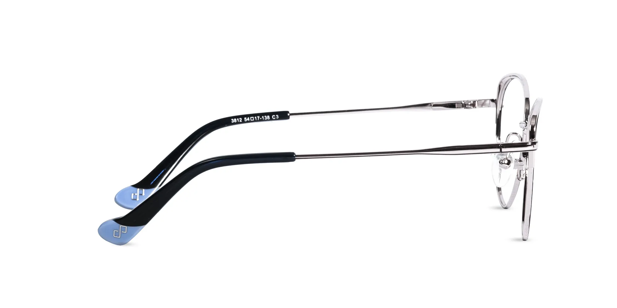 Metal Frame Cat Eye Glasses-4
