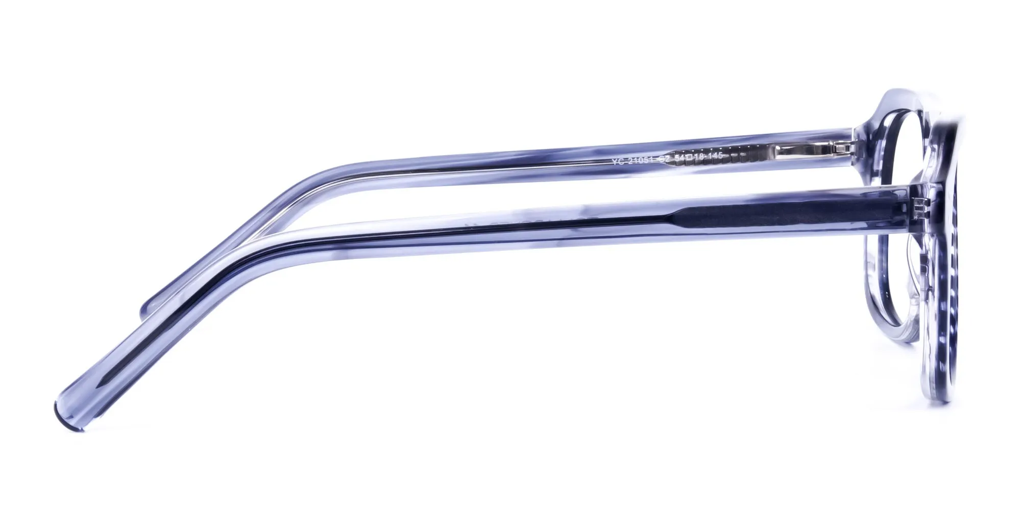 Ocean Blue Pilot Glasses Frame -4