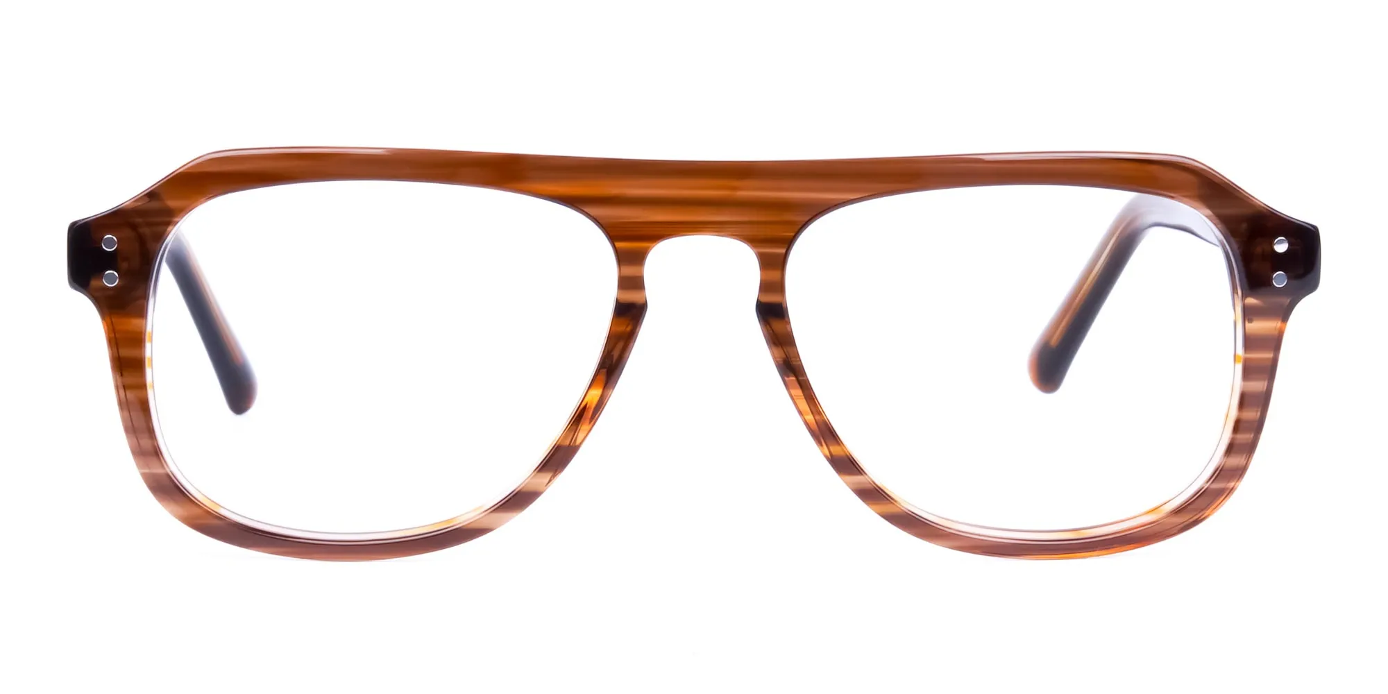Hazelnut Brown Pilot Glasses Frame-1