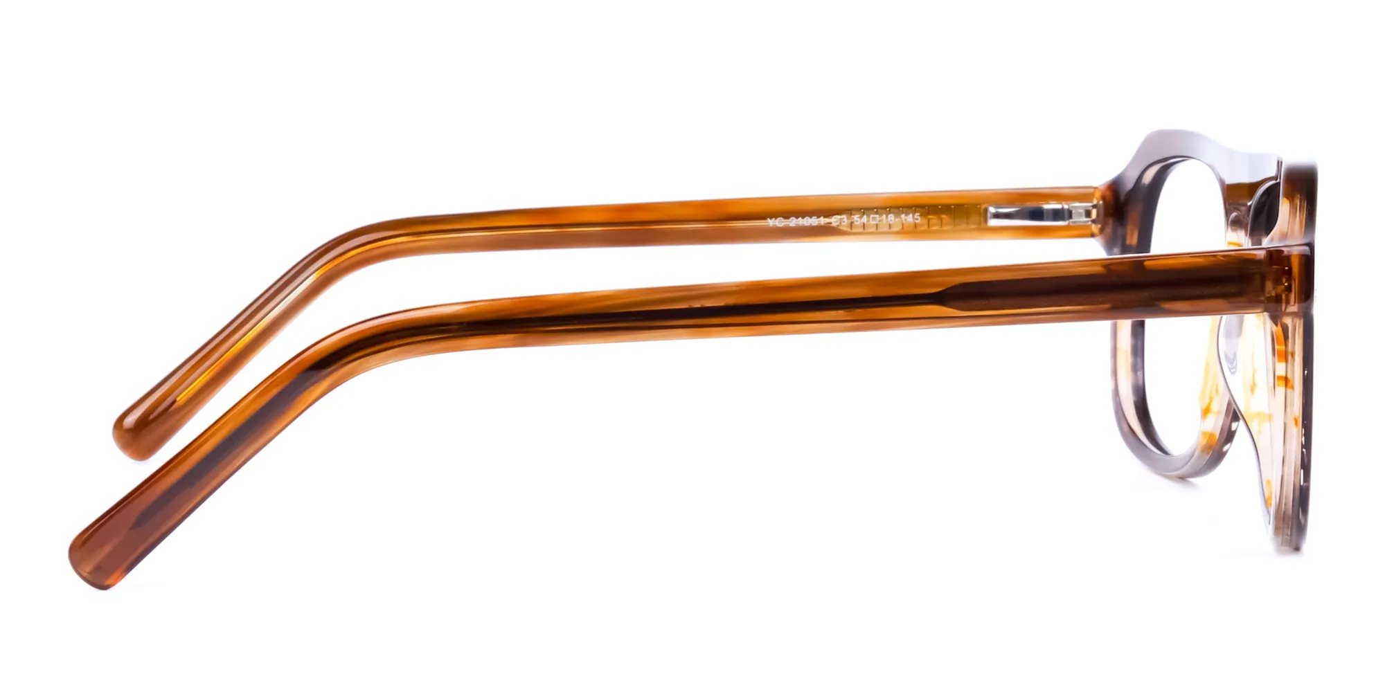Hazelnut Brown Pilot Glasses Frame -4