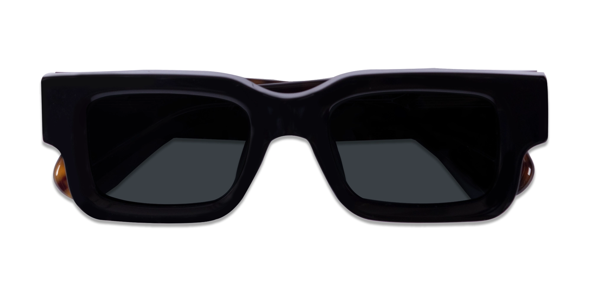 Trendy Black Rectangle Full Rim Sunglasses-6