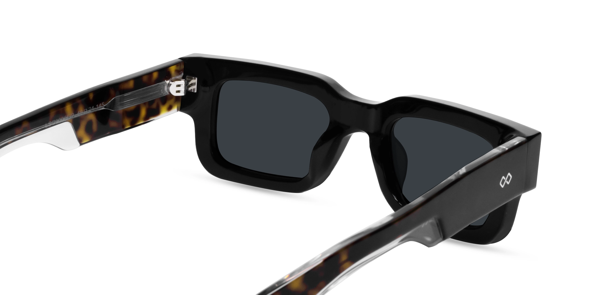 Trendy Black Rectangle Full Rim Sunglasses-5
