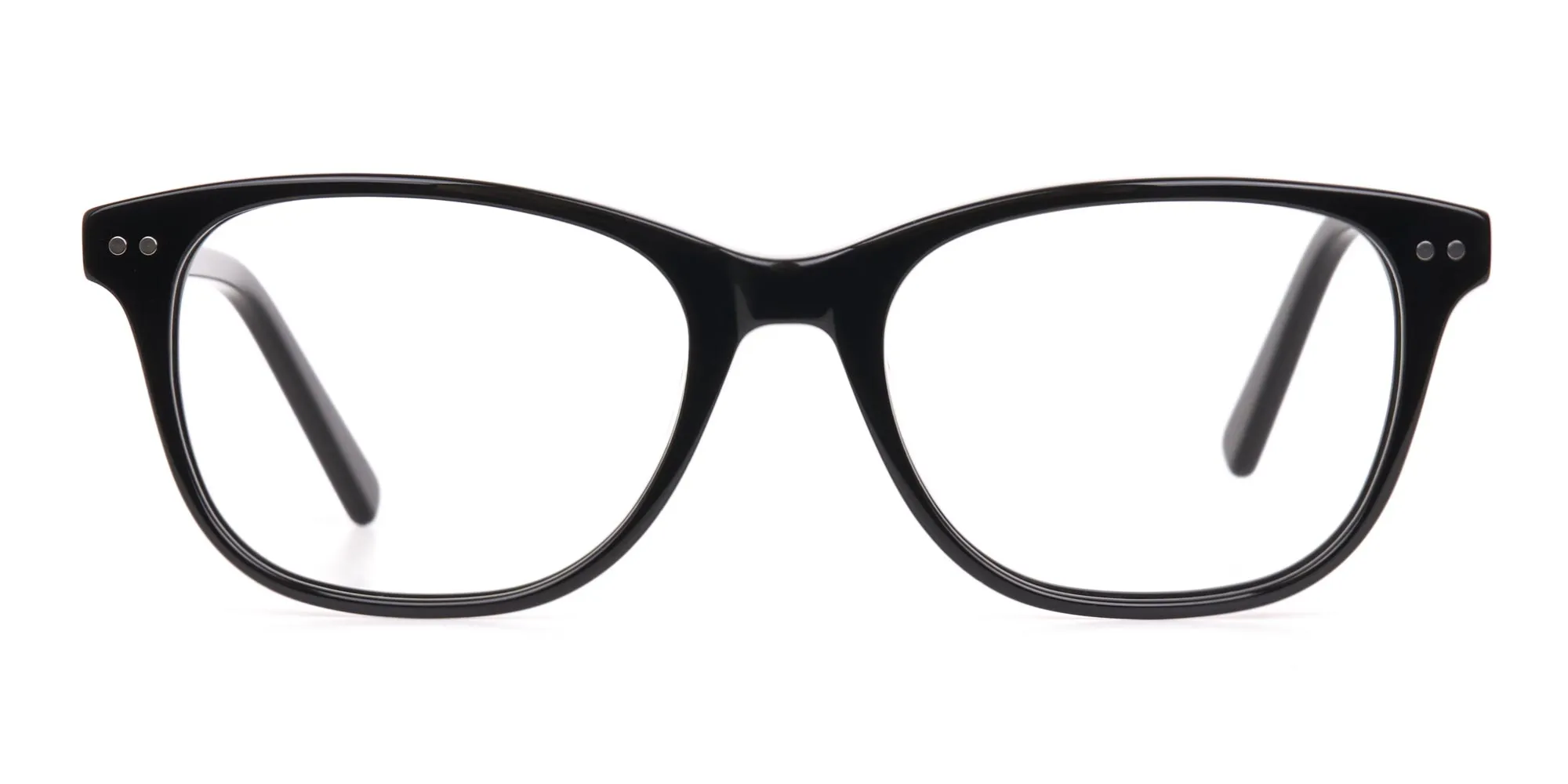 Black Rectangle Eye Frame Unisex-1 Black Rectangle Eye Frame Unisex-1