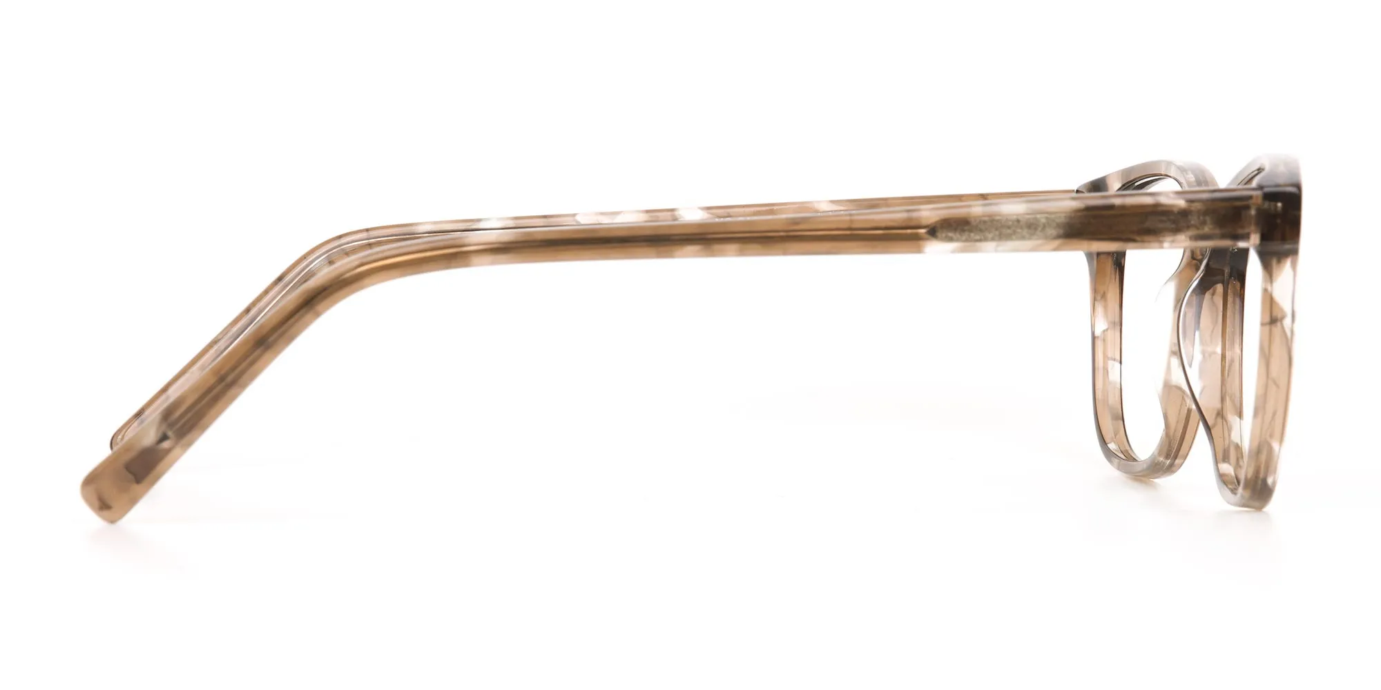 Beige Tortoise Acetate Rectangle Glasses Unisex-3 Beige Tortoise Acetate Rectangle Glasses Unisex-3