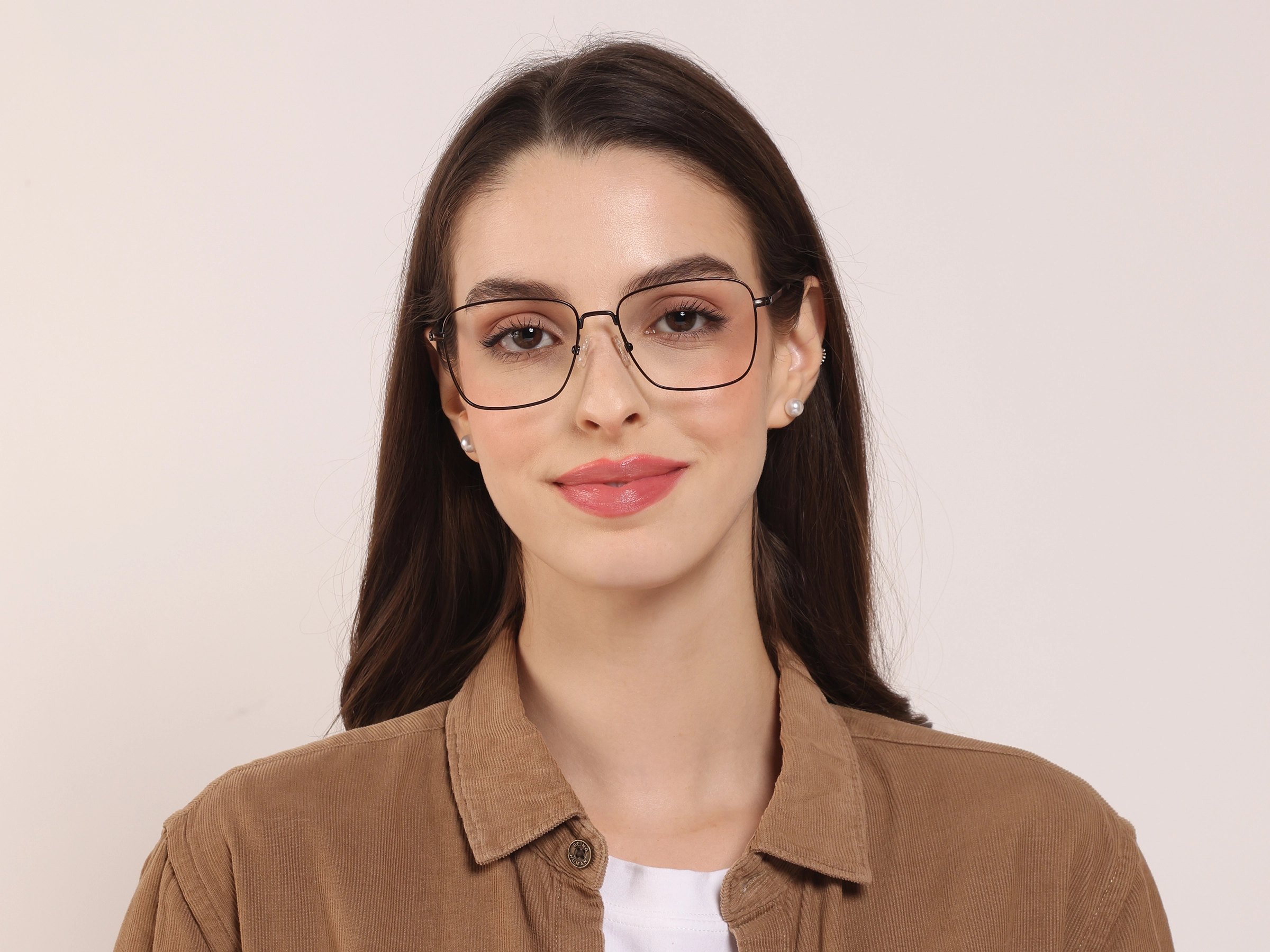 Brown Tortoiseshell Rectangular Glasses