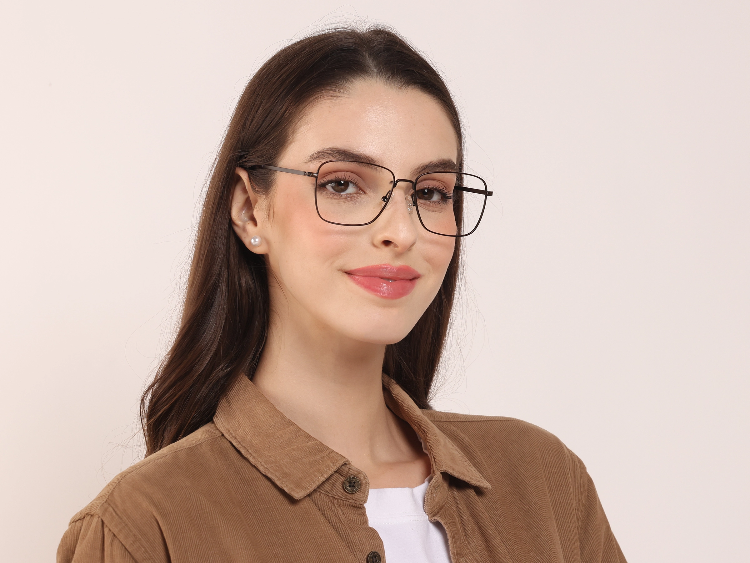 Brown Tortoiseshell Rectangular Glasses