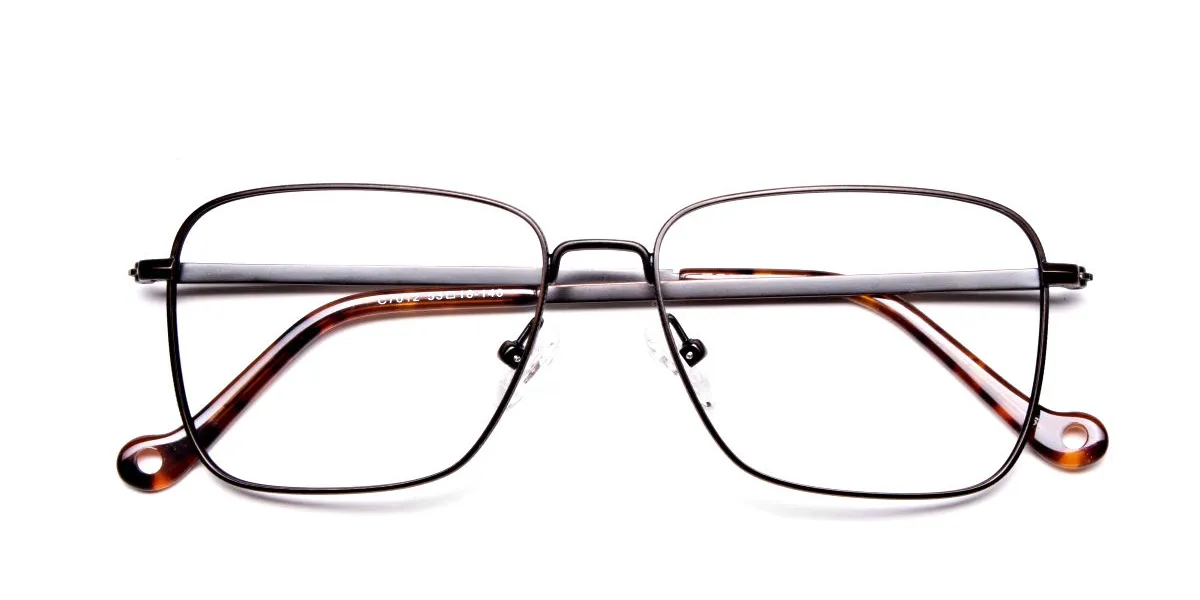 Brown Tortoiseshell Rectangular Glasses