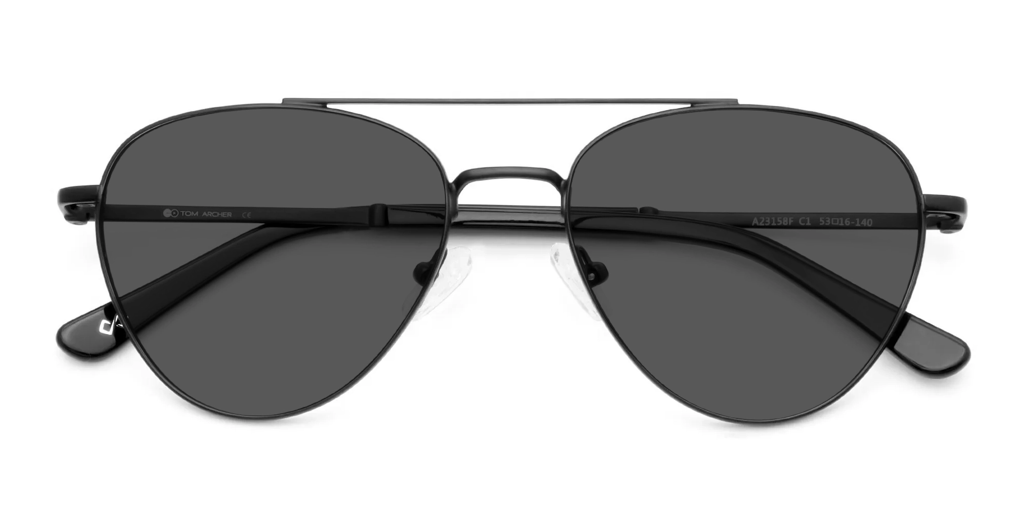Grey Tint Pilot Sunglasses-4