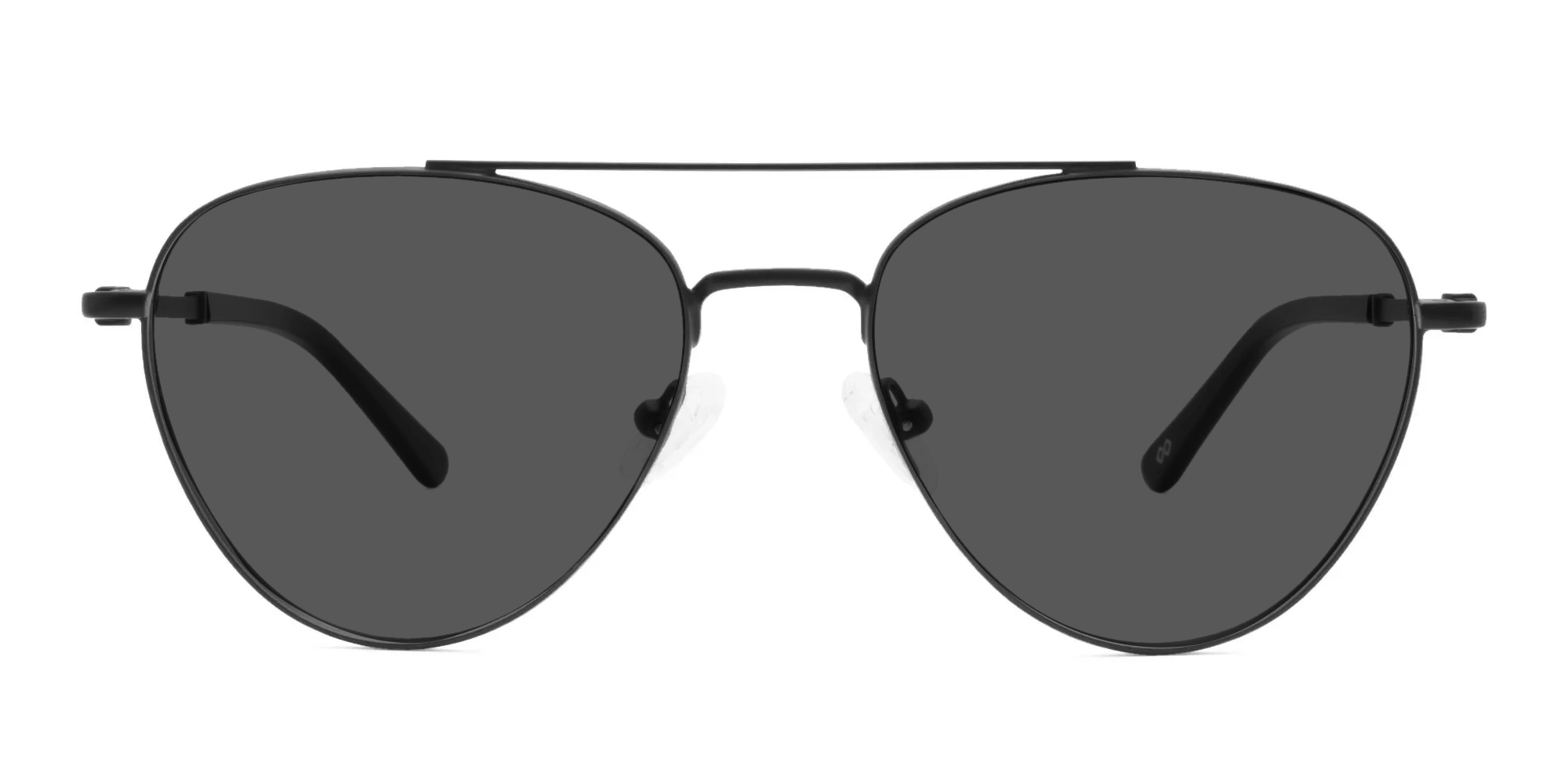 Grey Tint Pilot Sunglasses-1