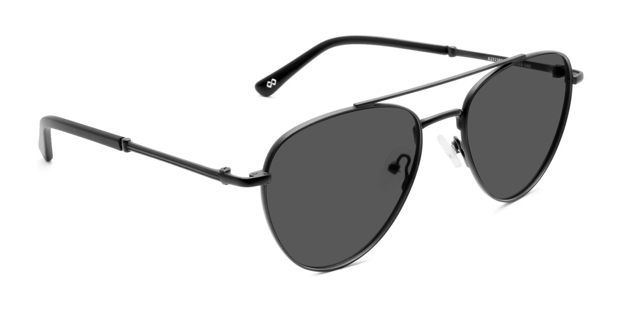 Grey Tint Pilot Sunglasses-2