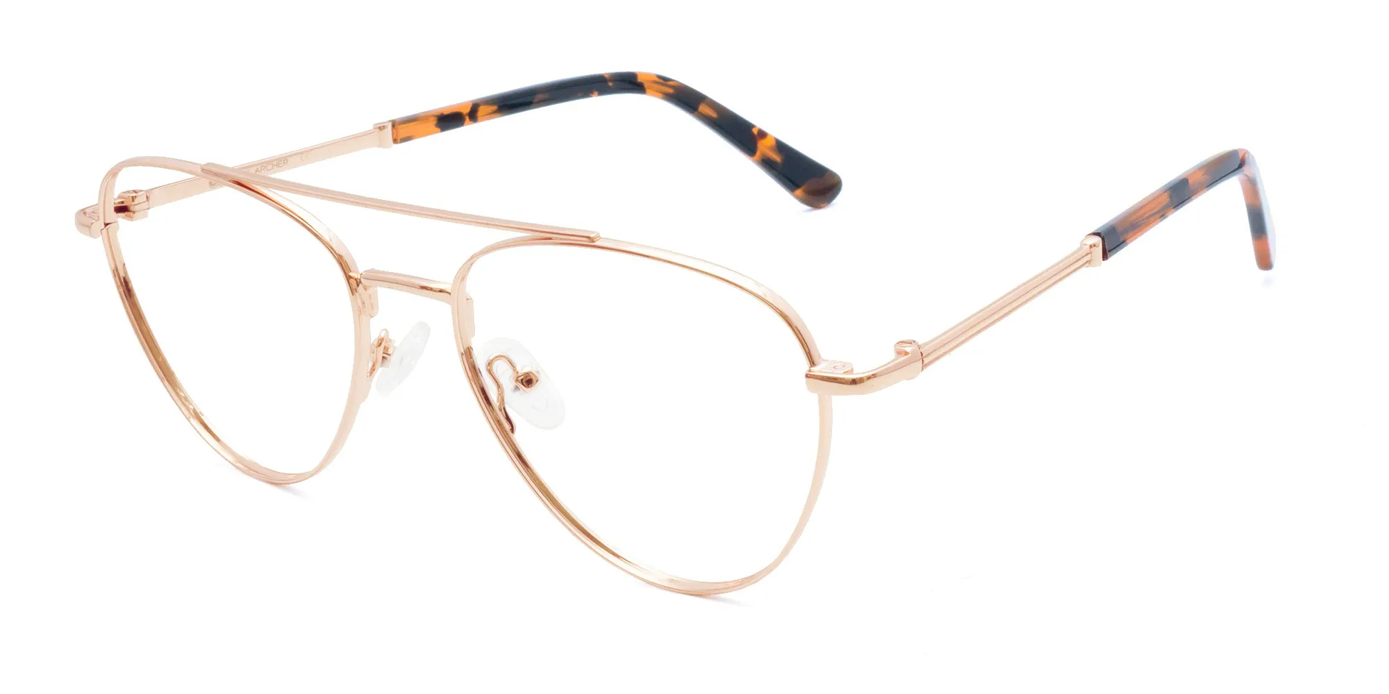 Gold Pilot Glasses-2
