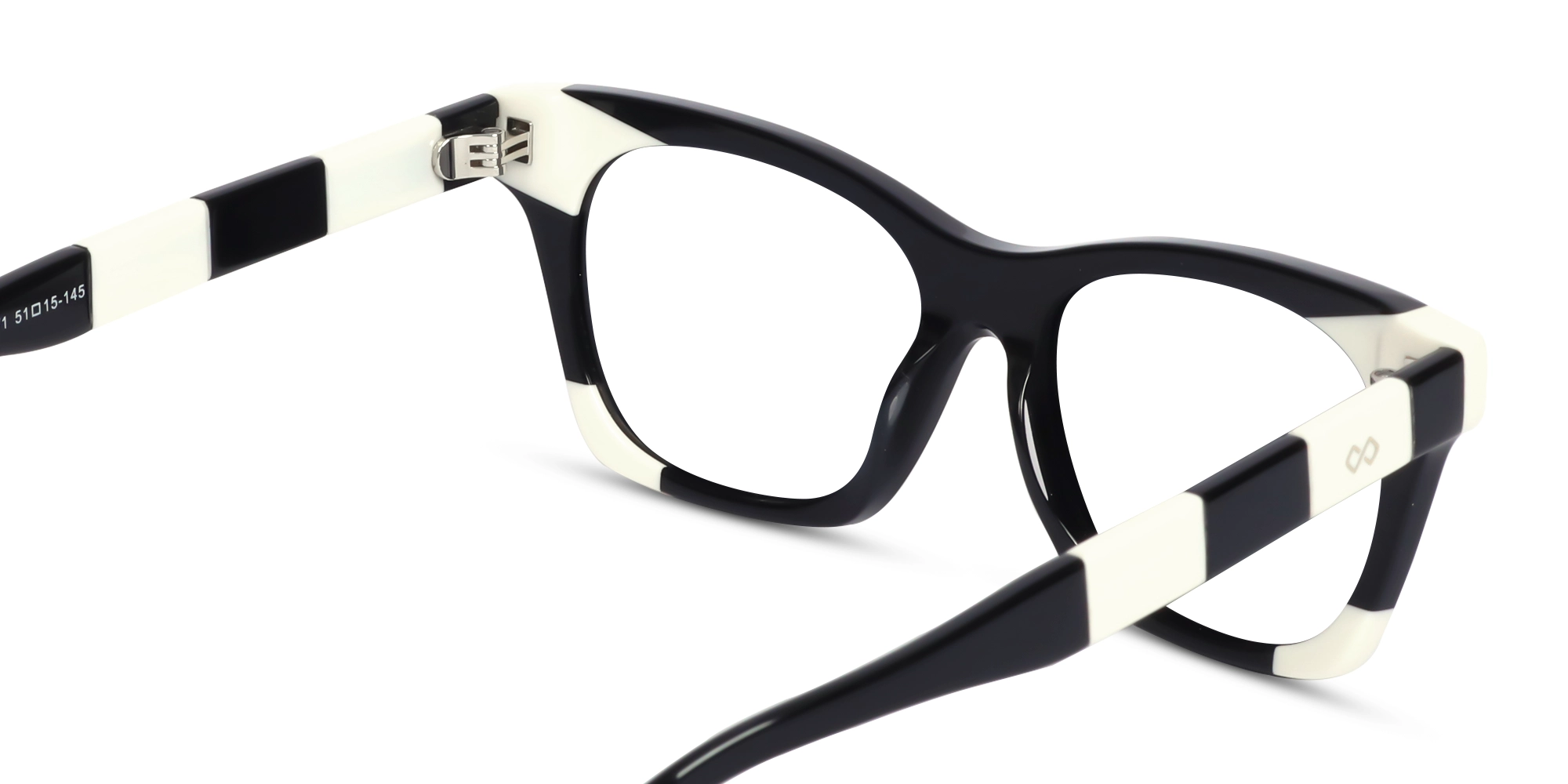 Black & White Cat-eye Glasses