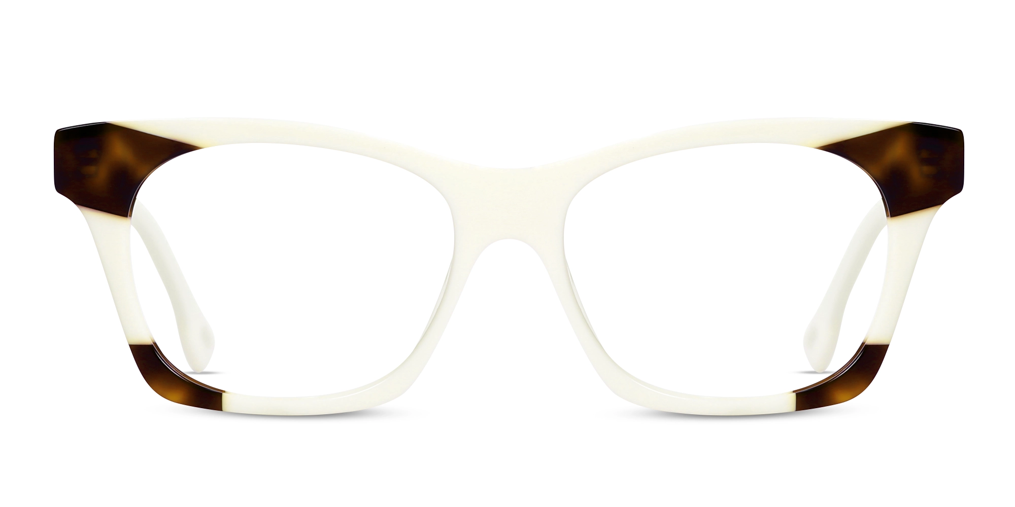 Square White Tortoise Shell Glasses